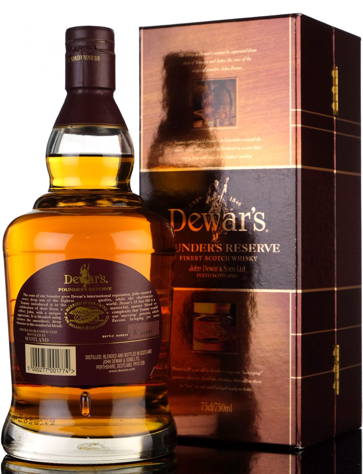 Dewars 18 Year Old - Founders Reserve