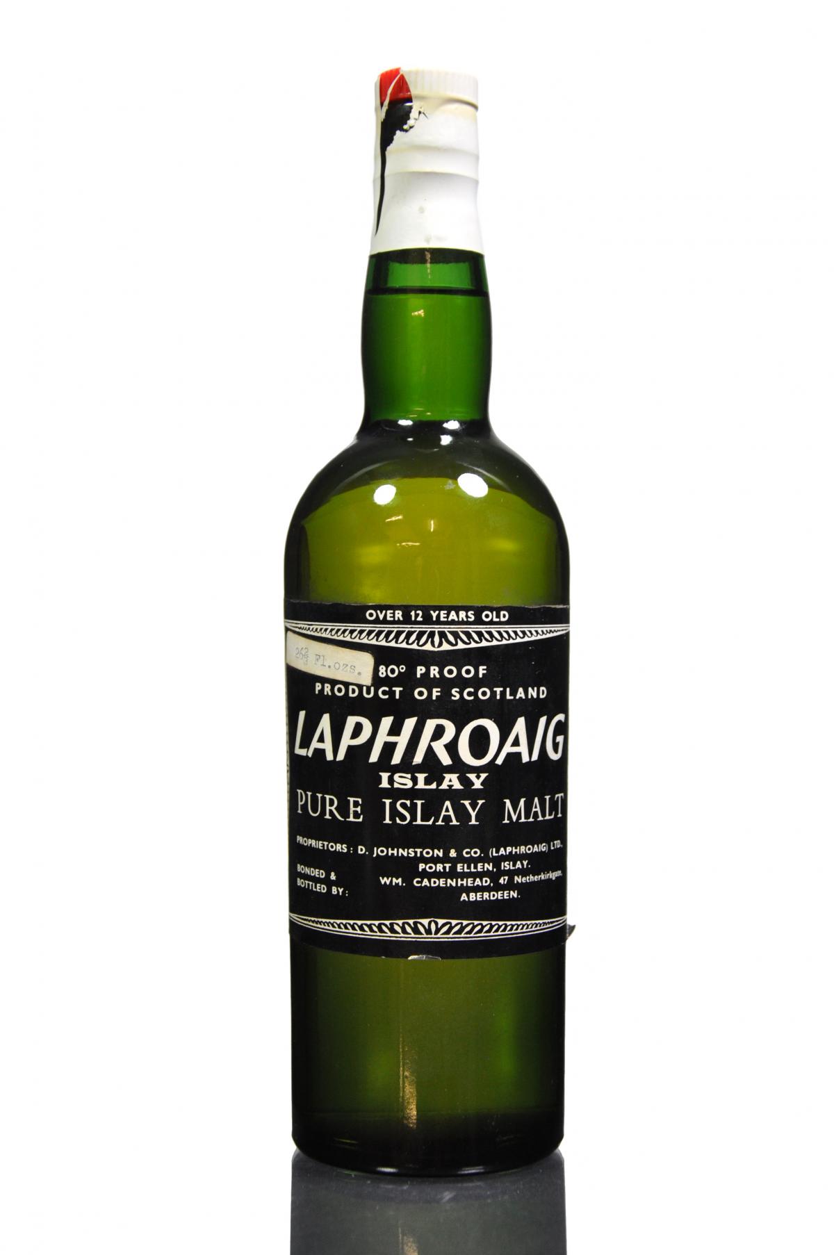 Laphroaig 12 Year Old - Cadenheads - Late 1960s