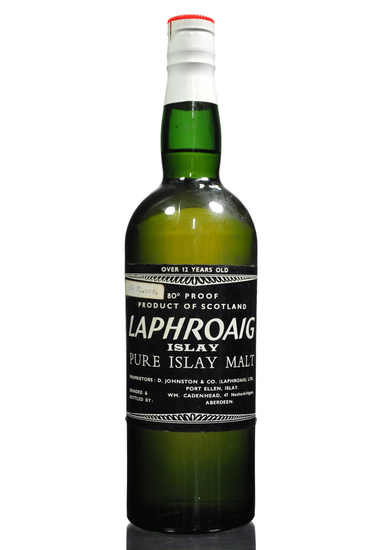 Laphroaig 12 Year Old - Cadenheads - Late 1960s