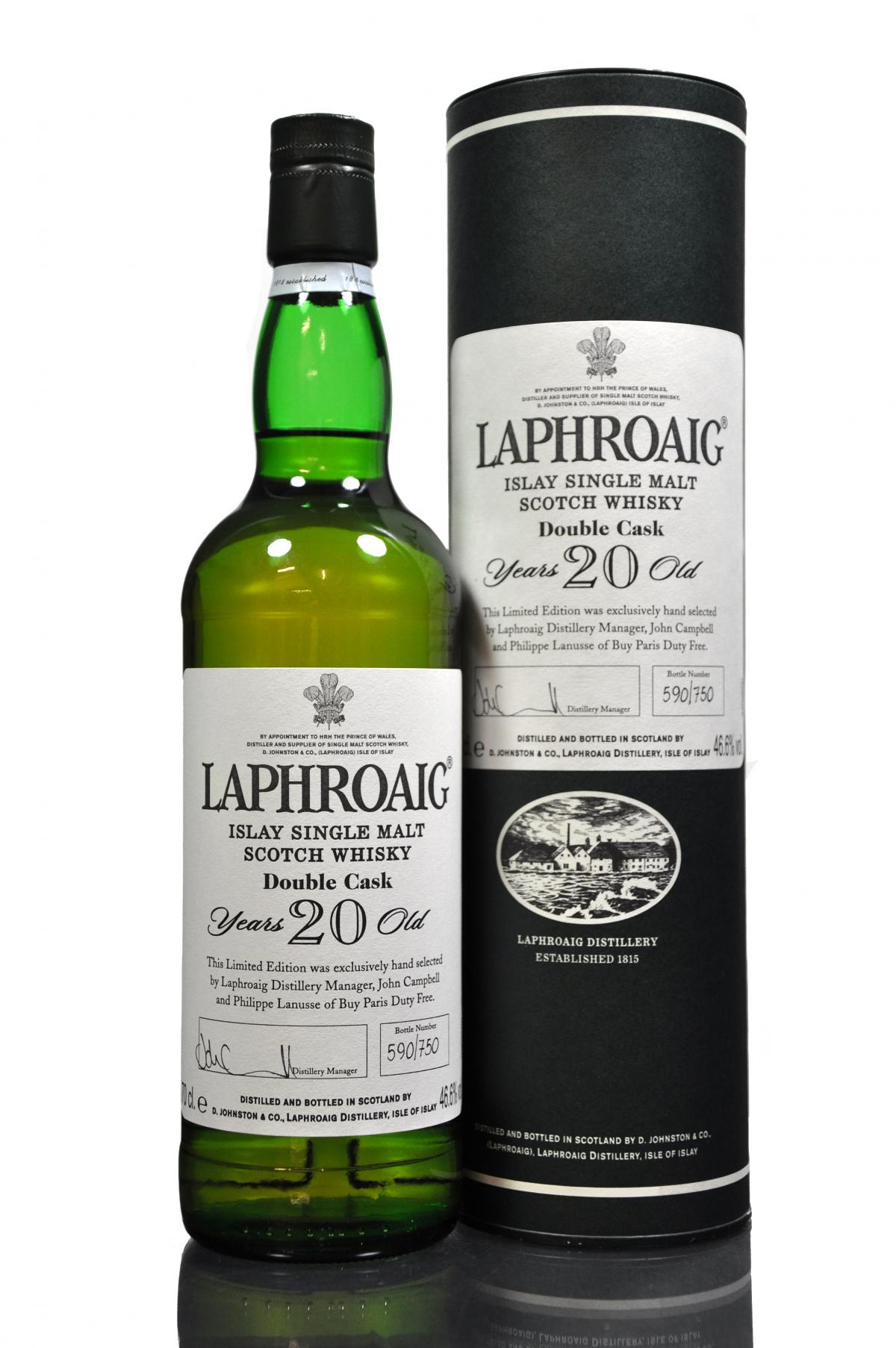 Laphroaig 20 Year Old - Double Cask