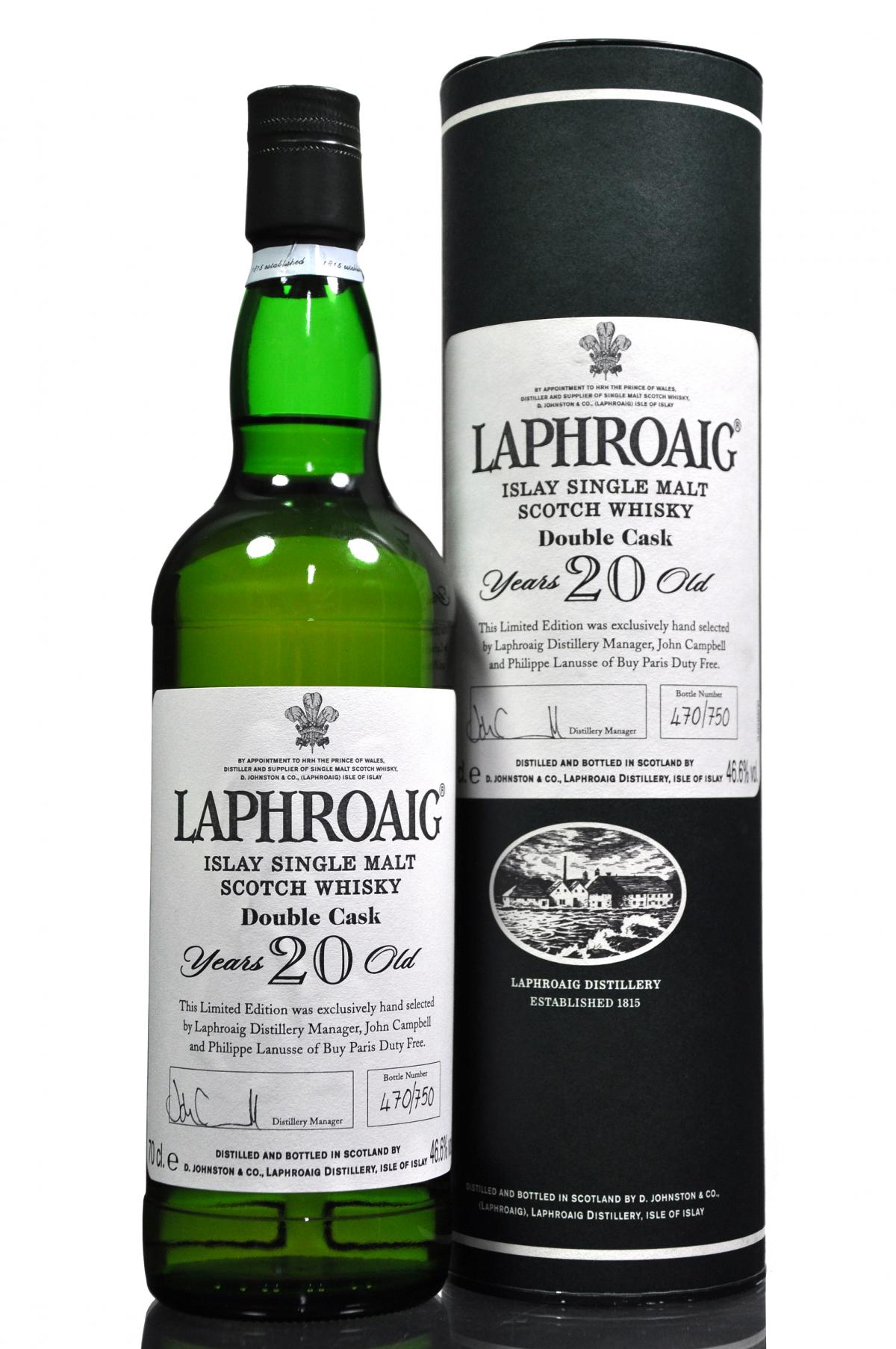 Laphroaig 20 Year Old - Double Cask