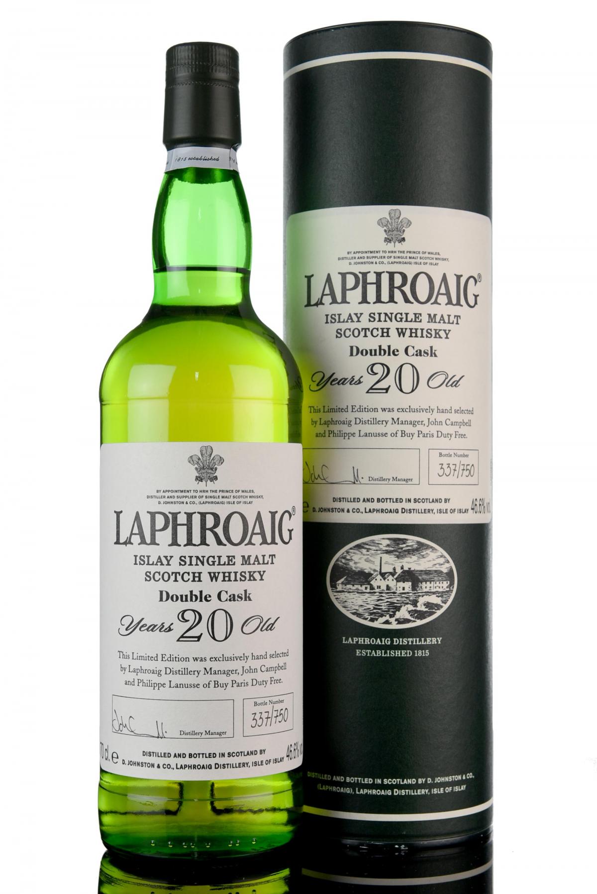 Laphroaig 20 Year Old - Double Cask