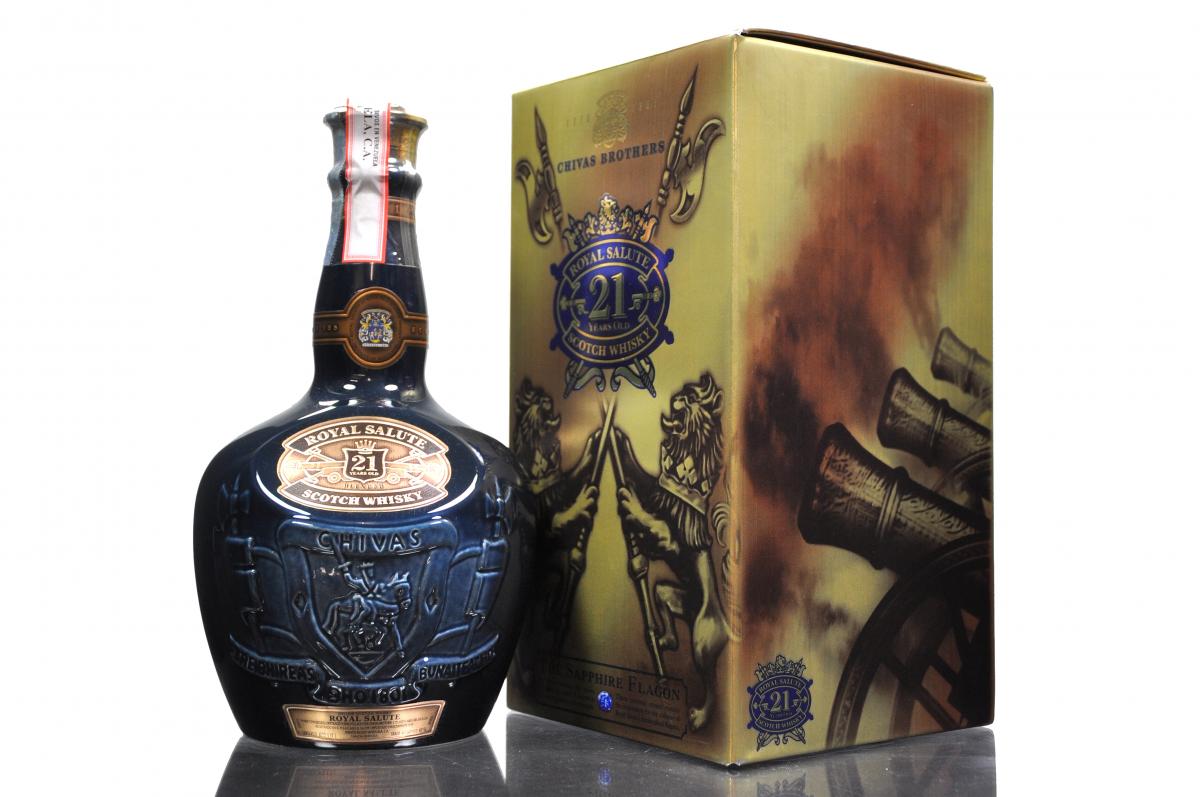 Royal Salute 21 Year Old - Blue Decanter