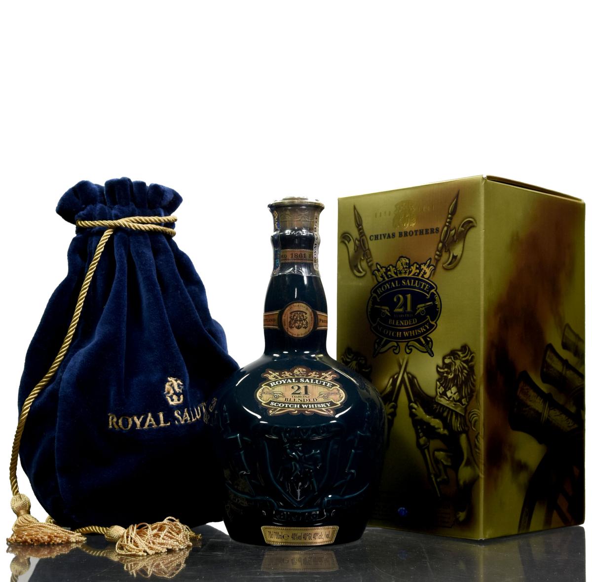 Royal Salute 21 Year Old - Blue Decanter