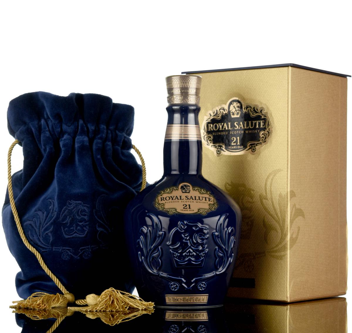 Royal Salute 21 Year Old - Blue Decanter