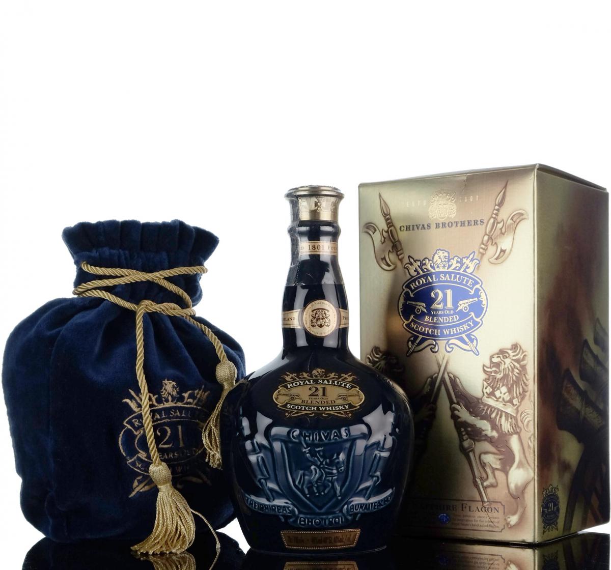 Royal Salute 21 Year Old - Blue Decanter