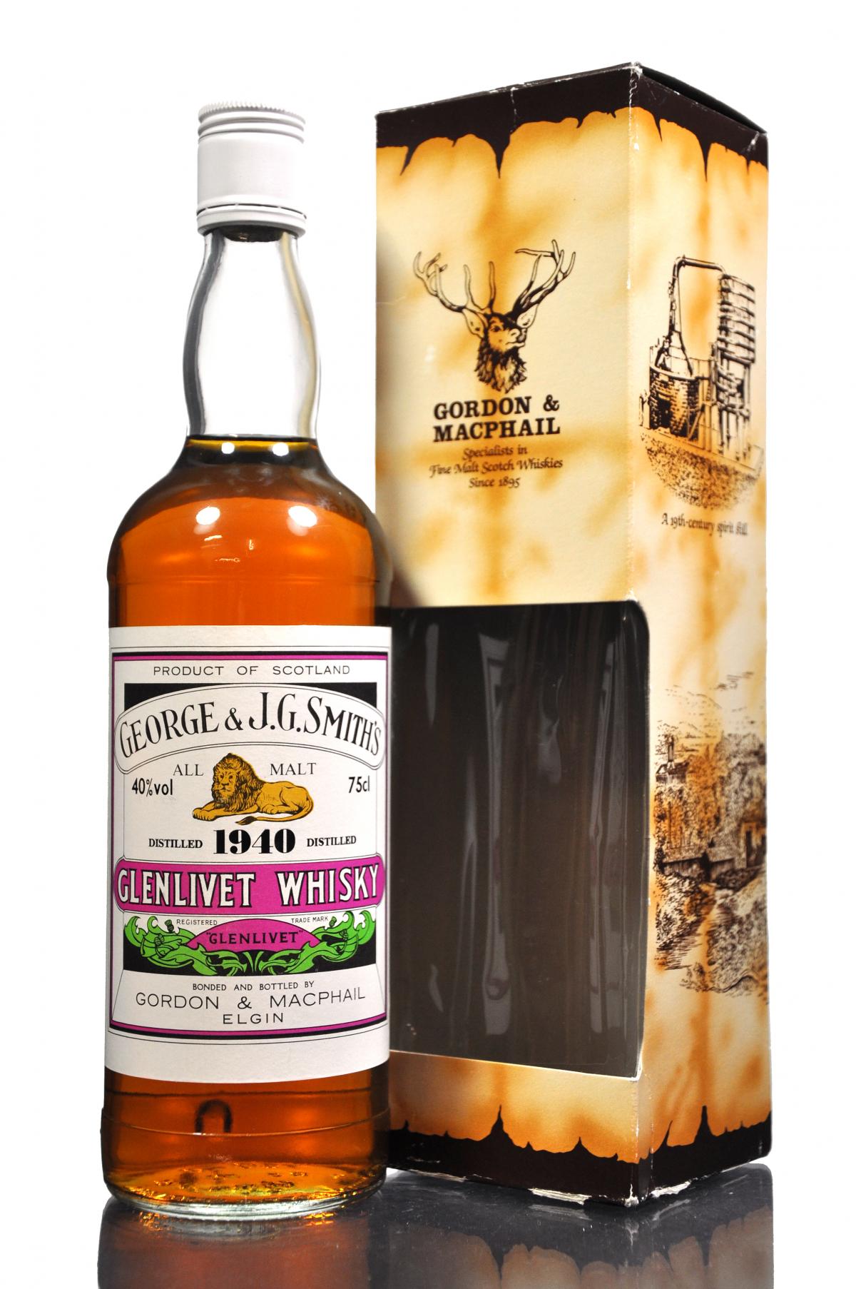 Glenlivet 1940 - Gordon & MacPhail - 1980s