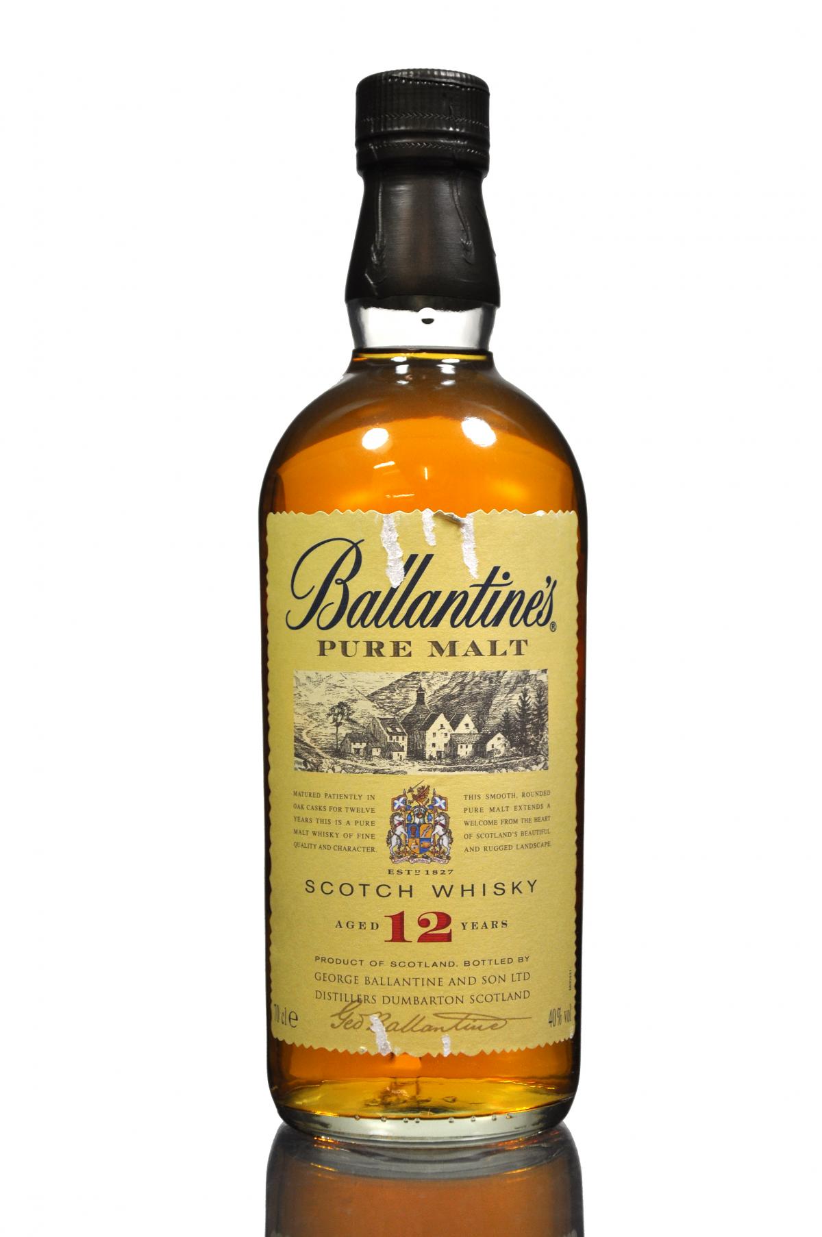 Ballantines Pure Malt - 12 Year Old - Pure Malt