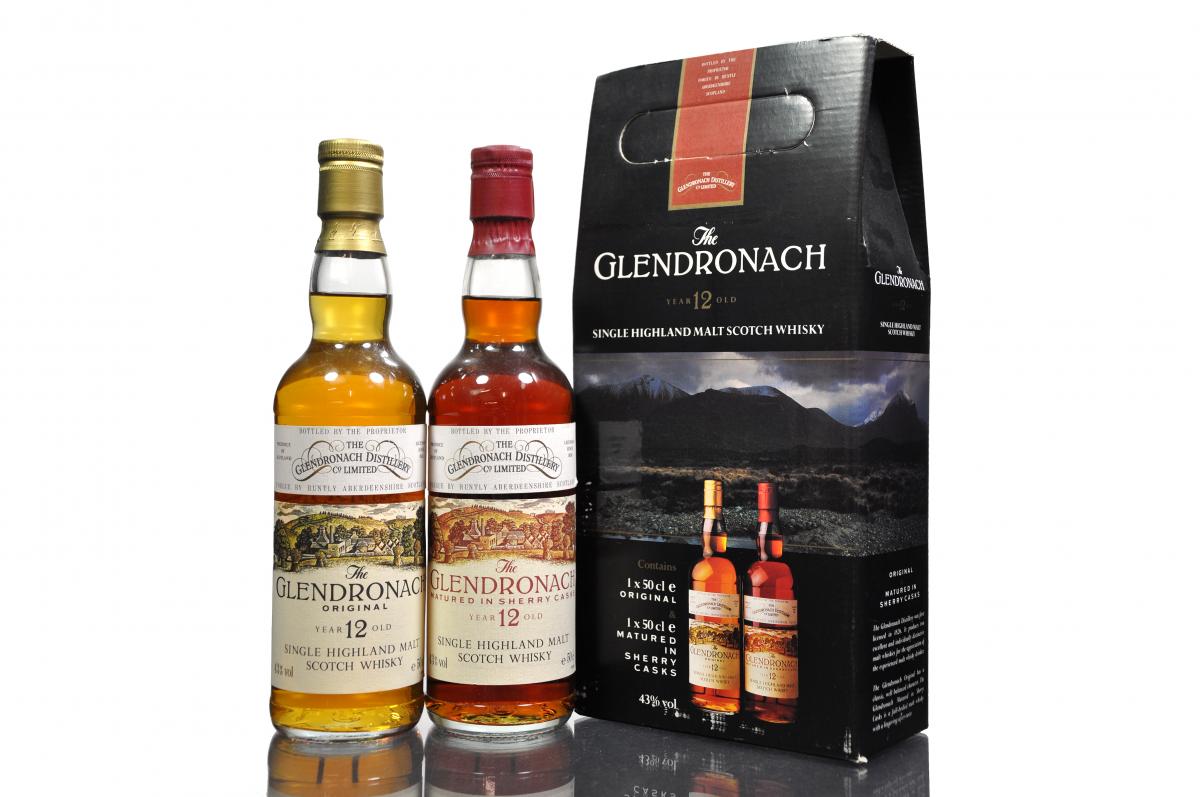 Glendronach 50cl Box Set - 1990s