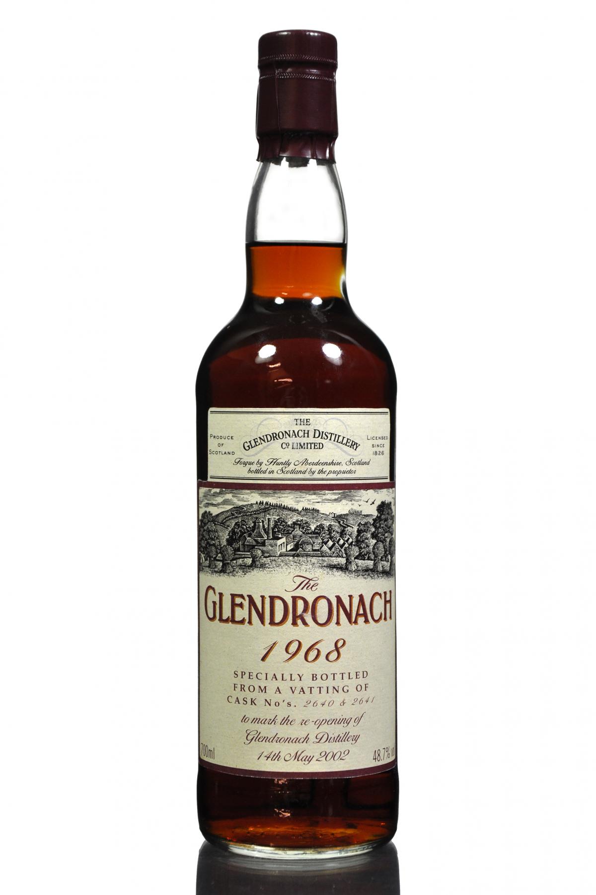 Glendronach 1968-2002 - Re-Opening