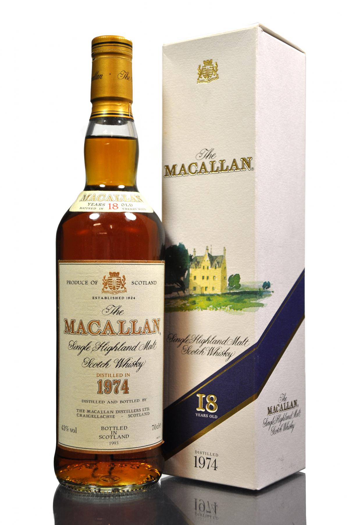 Macallan 1974-1993 - 18 Year Old