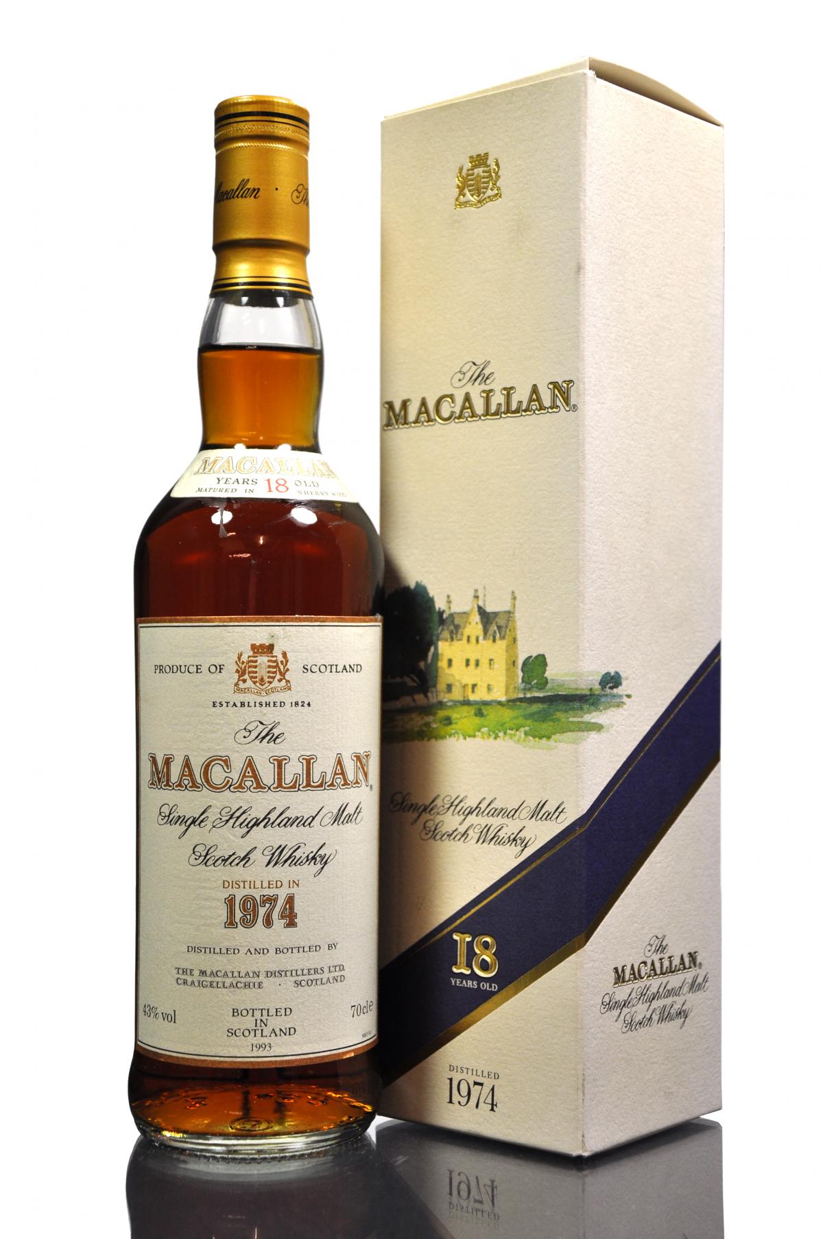 Macallan 1974-1993 - 18 Year Old