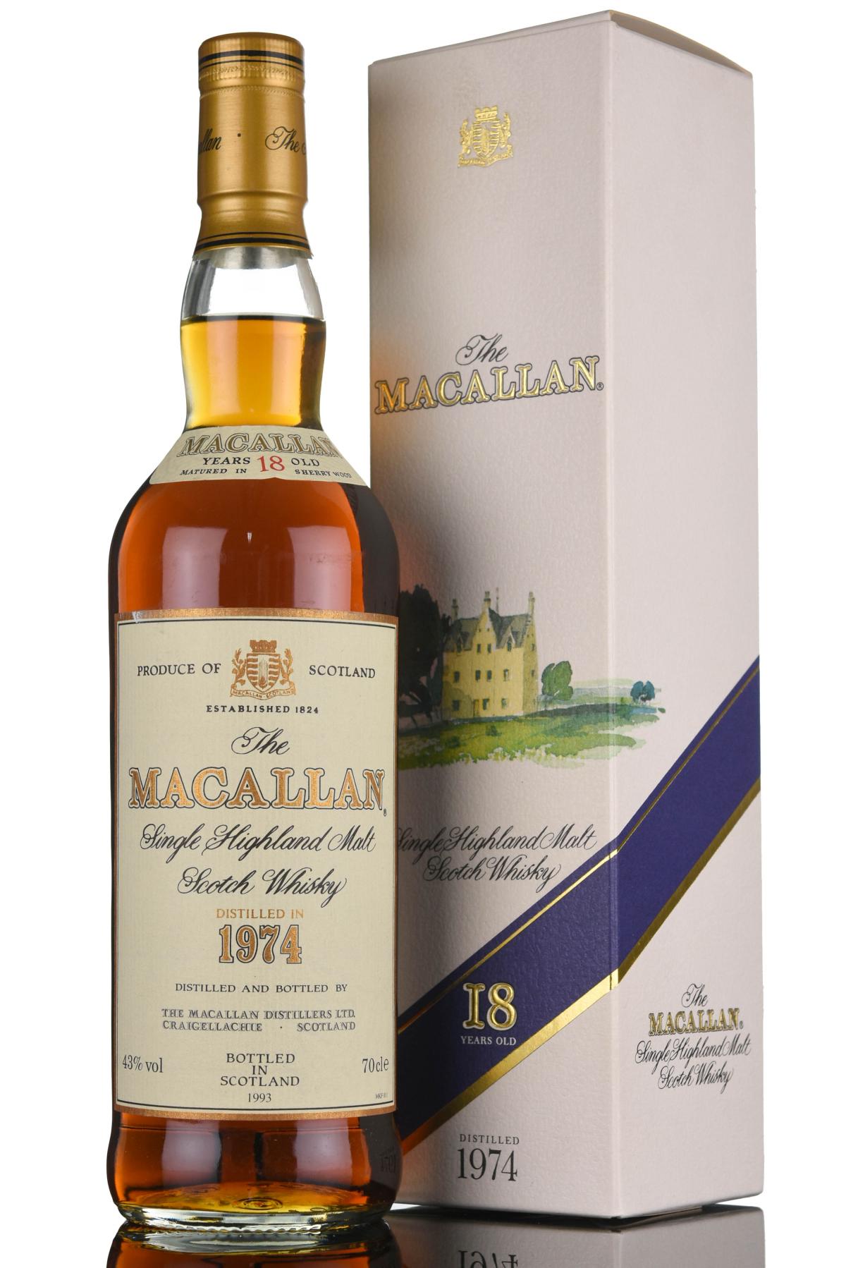 Macallan 1974-1993 - 18 Year Old