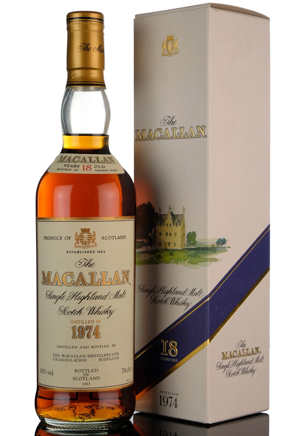 Macallan 1974-1993 - 18 Year Old