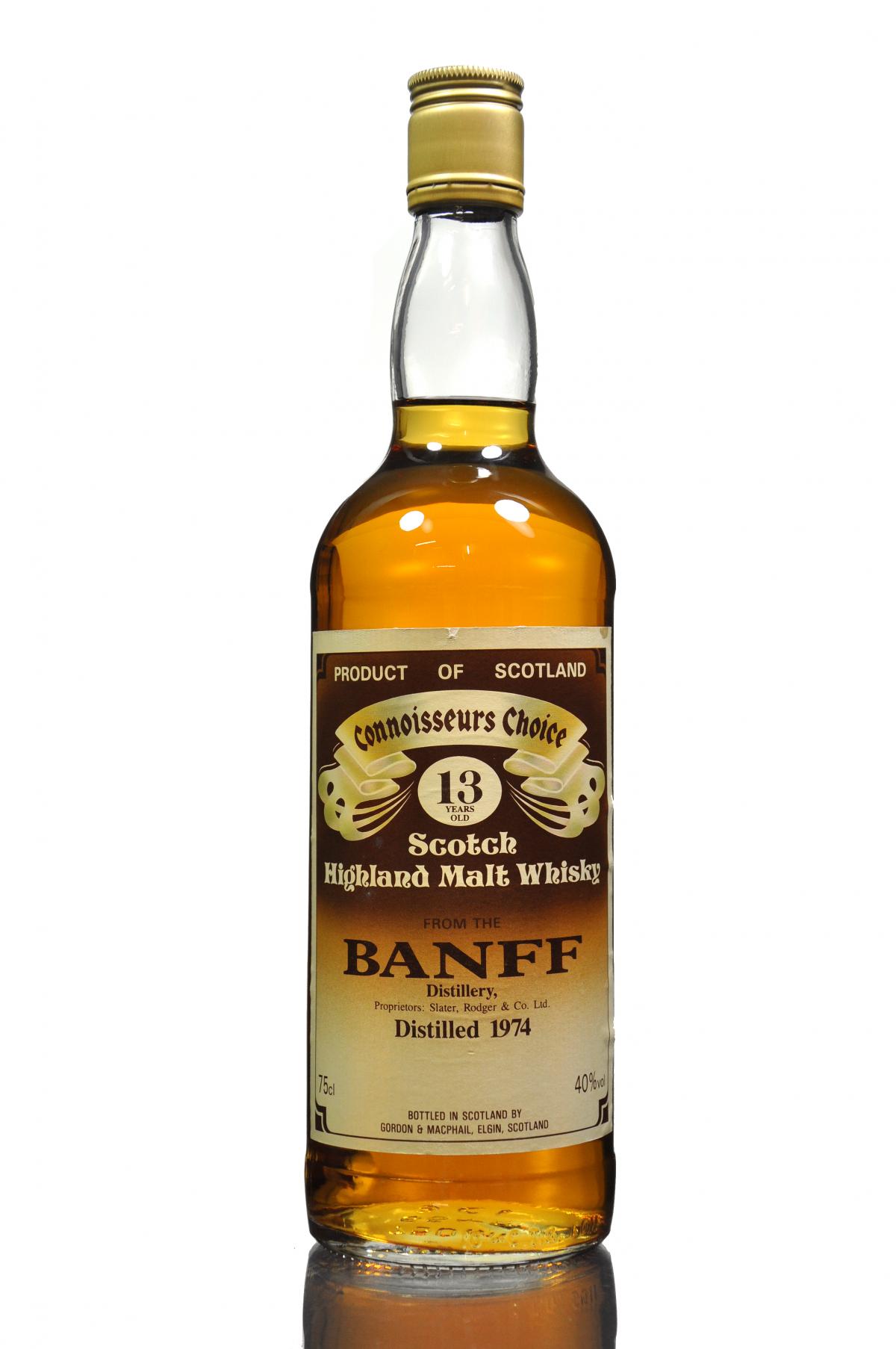 Banff 1974 - 13 Year Old - Connoisseurs Choice