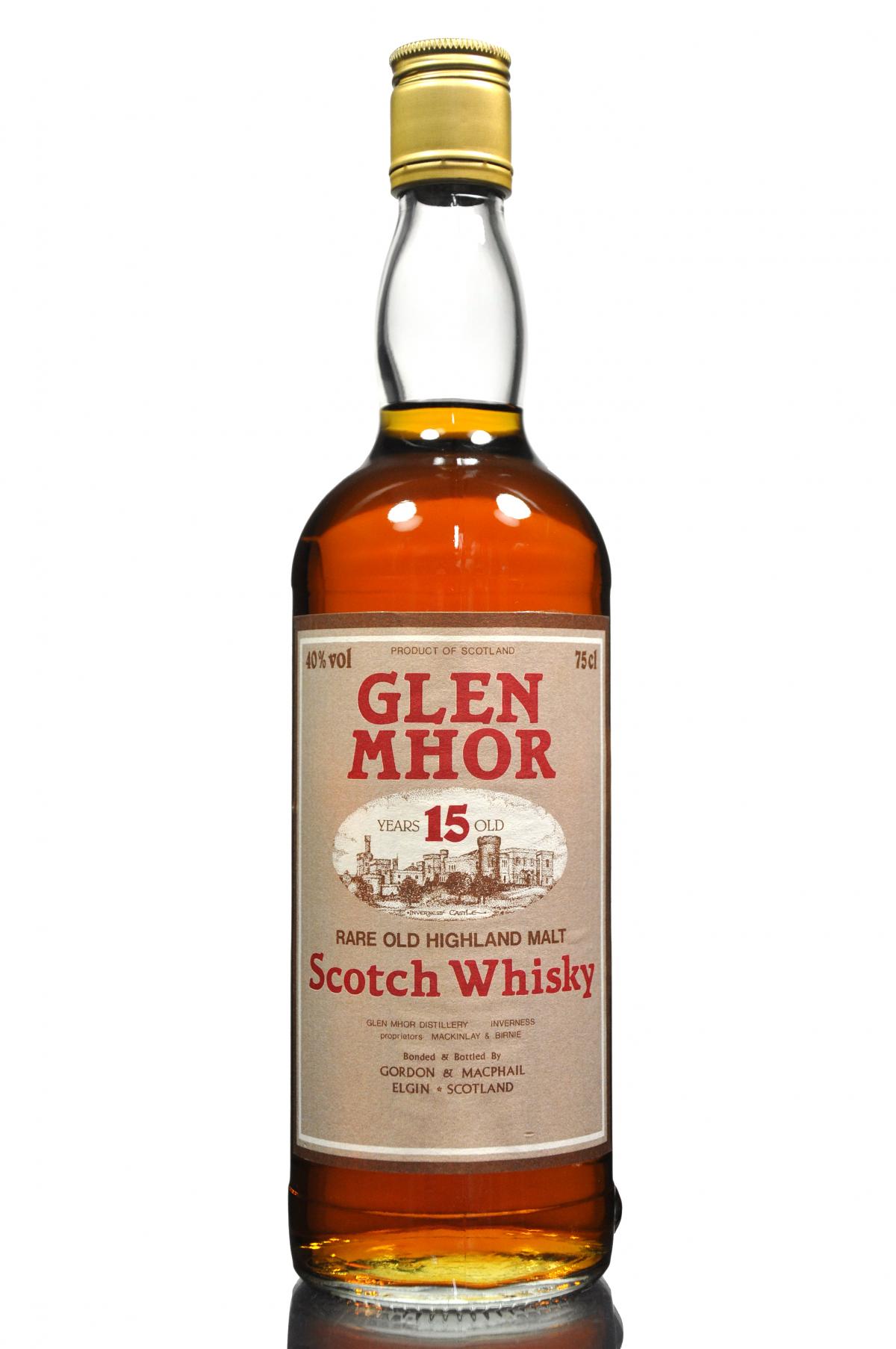 Glen Mhor 15 Year Old - Gordon & MacPhail - 1980s