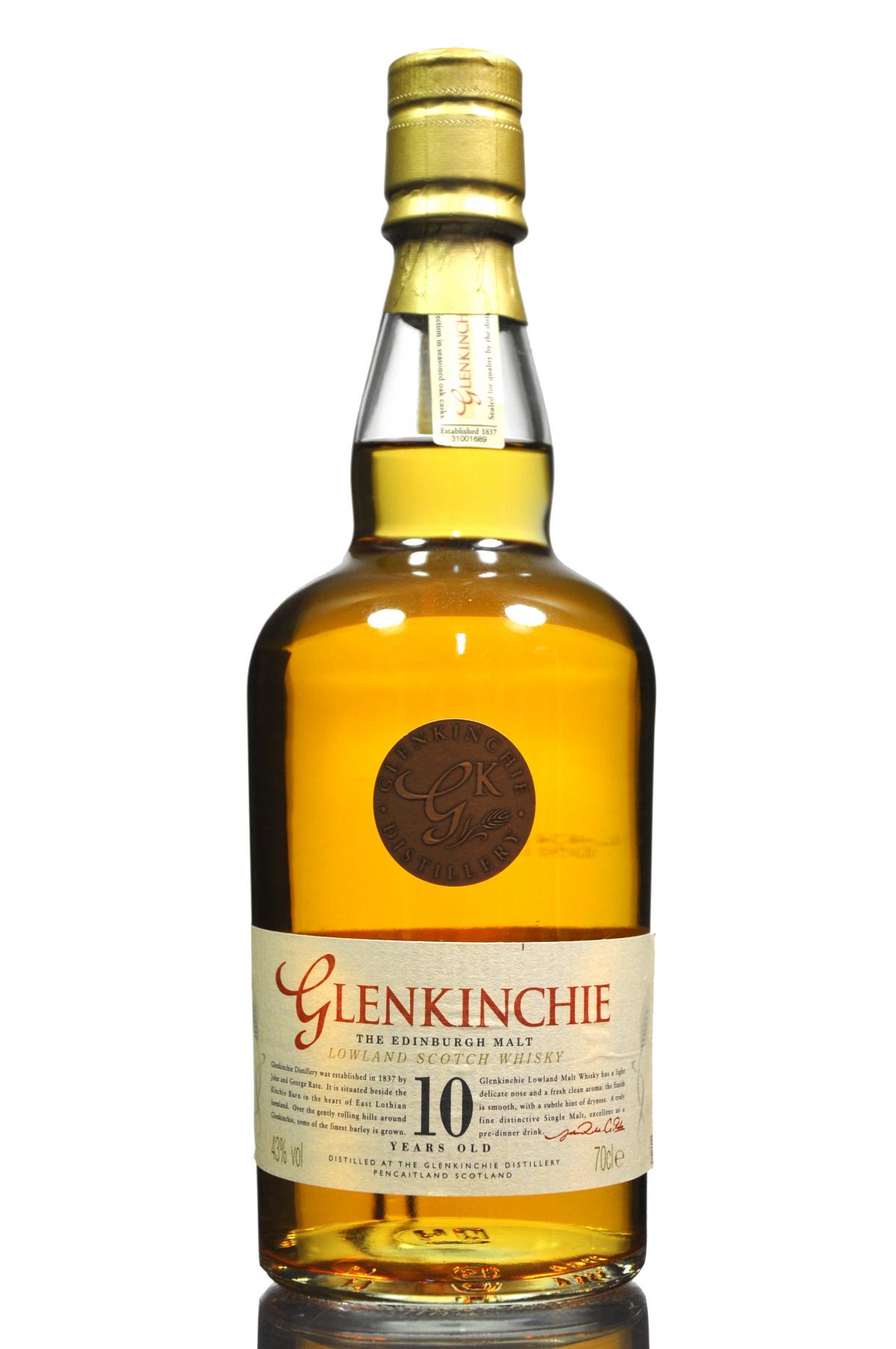 Glenkinchie 10 Year Old - Early 2000s