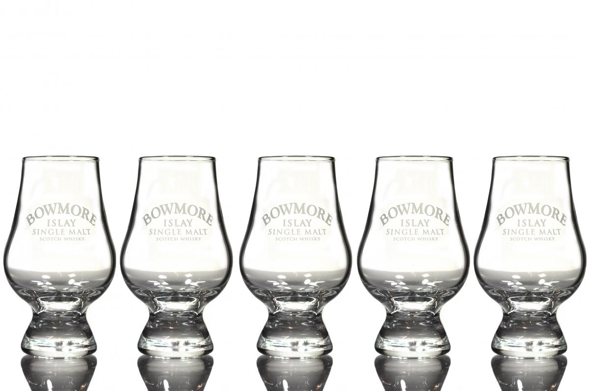 5 x Branded Bowmore Glasses