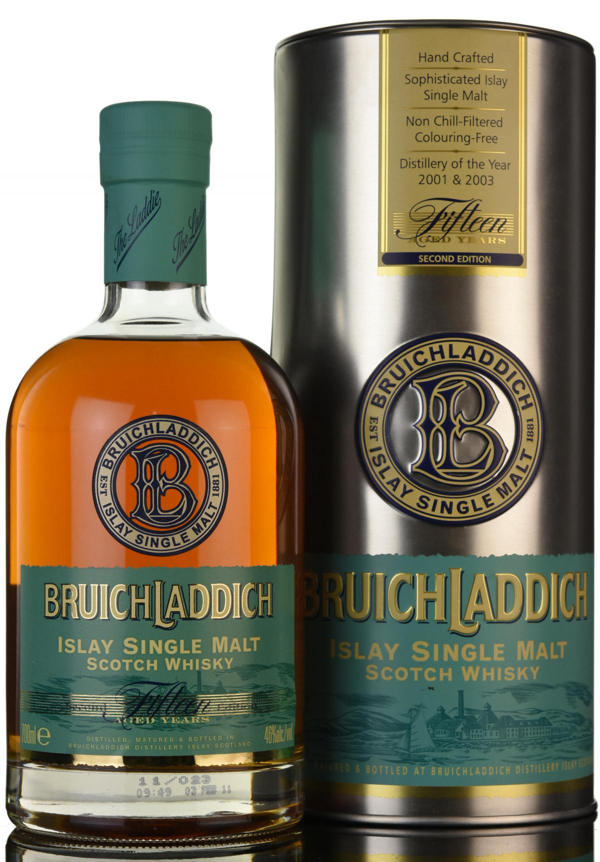 Bruichladdich 15 Year Old - 2nd Edition