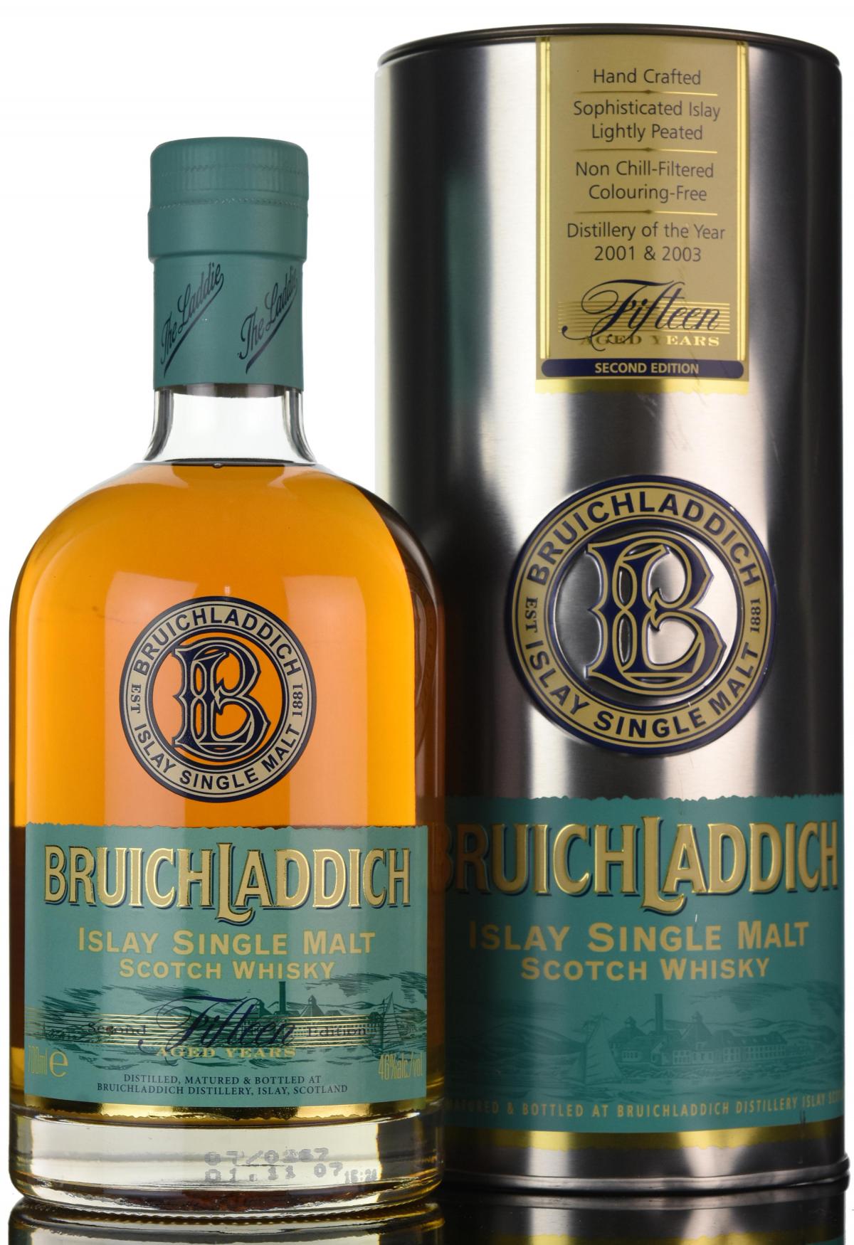 Bruichladdich 15 Year Old - 2nd Edition