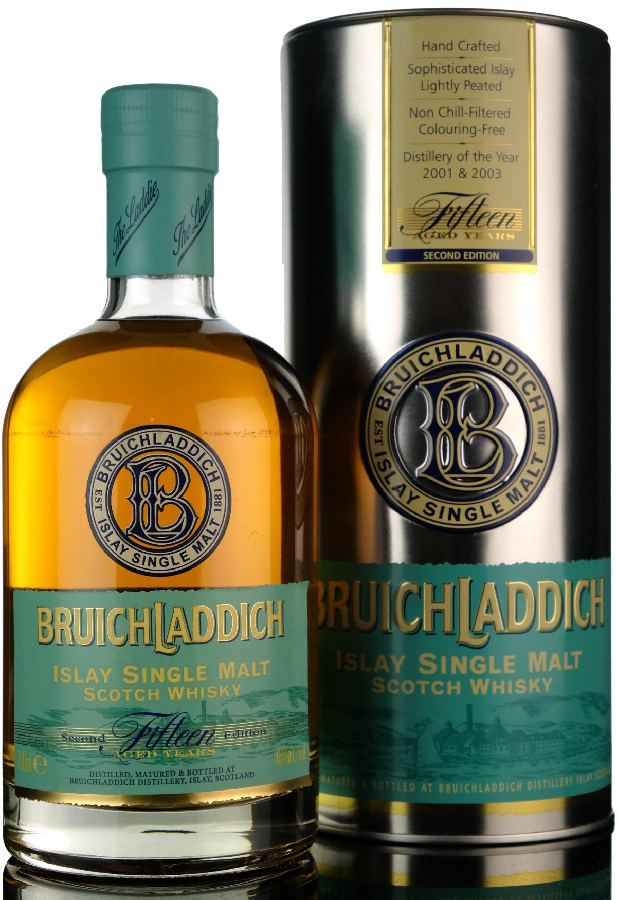 Bruichladdich 15 Year Old - 2nd Edition