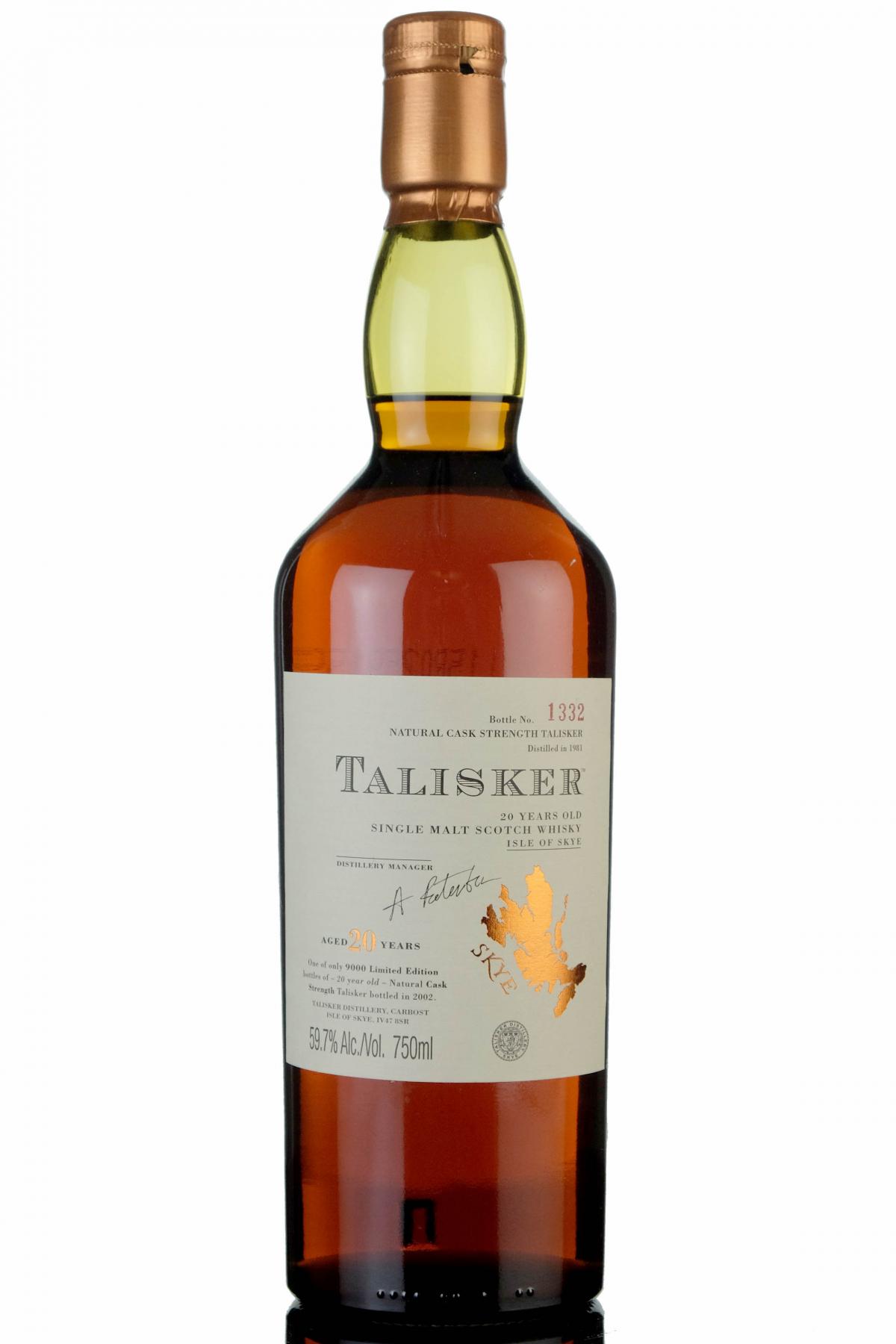 Talisker 1981-2002 - 20 Year Old