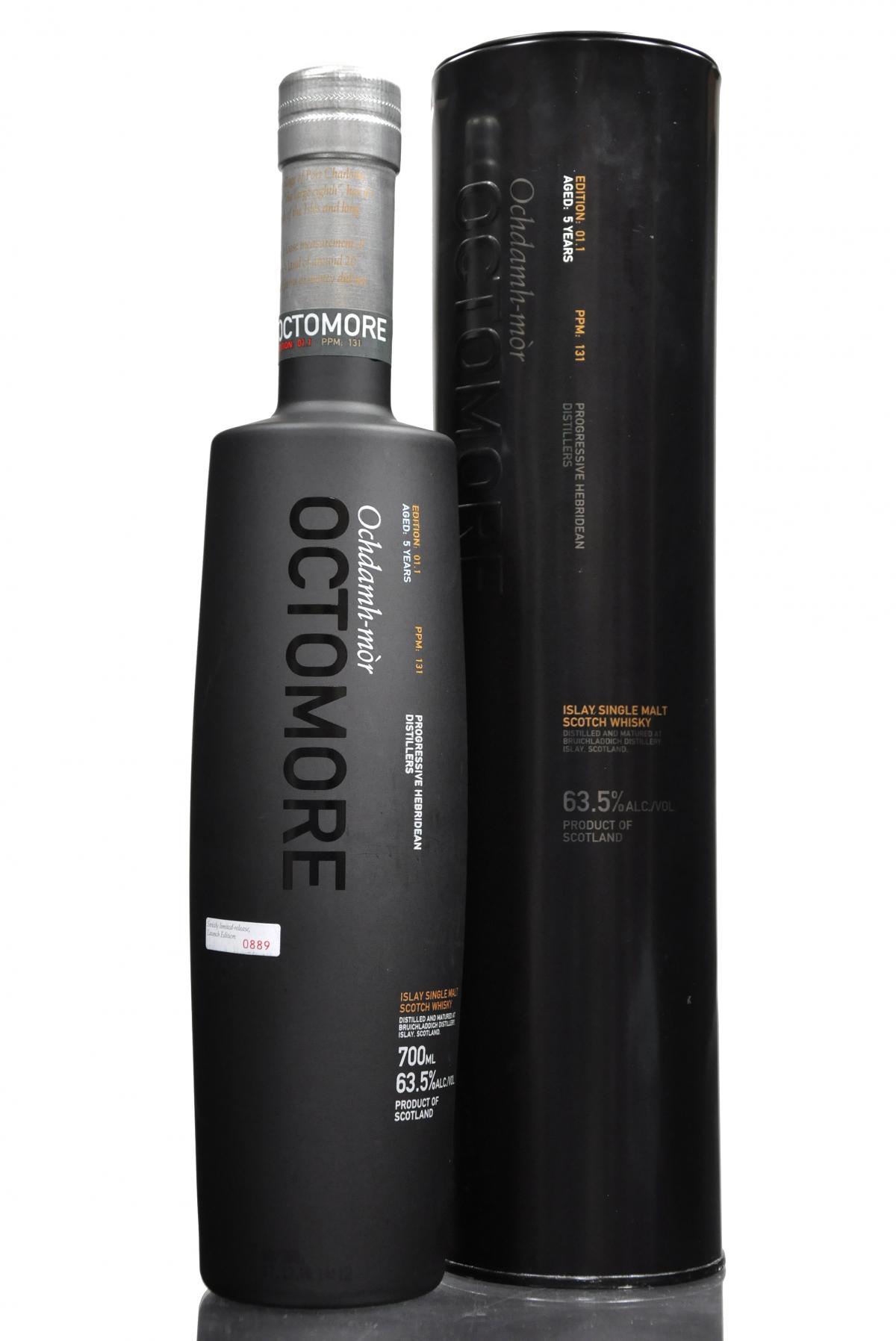 Bruichladdich Octomore 1.1 - inaugural Release