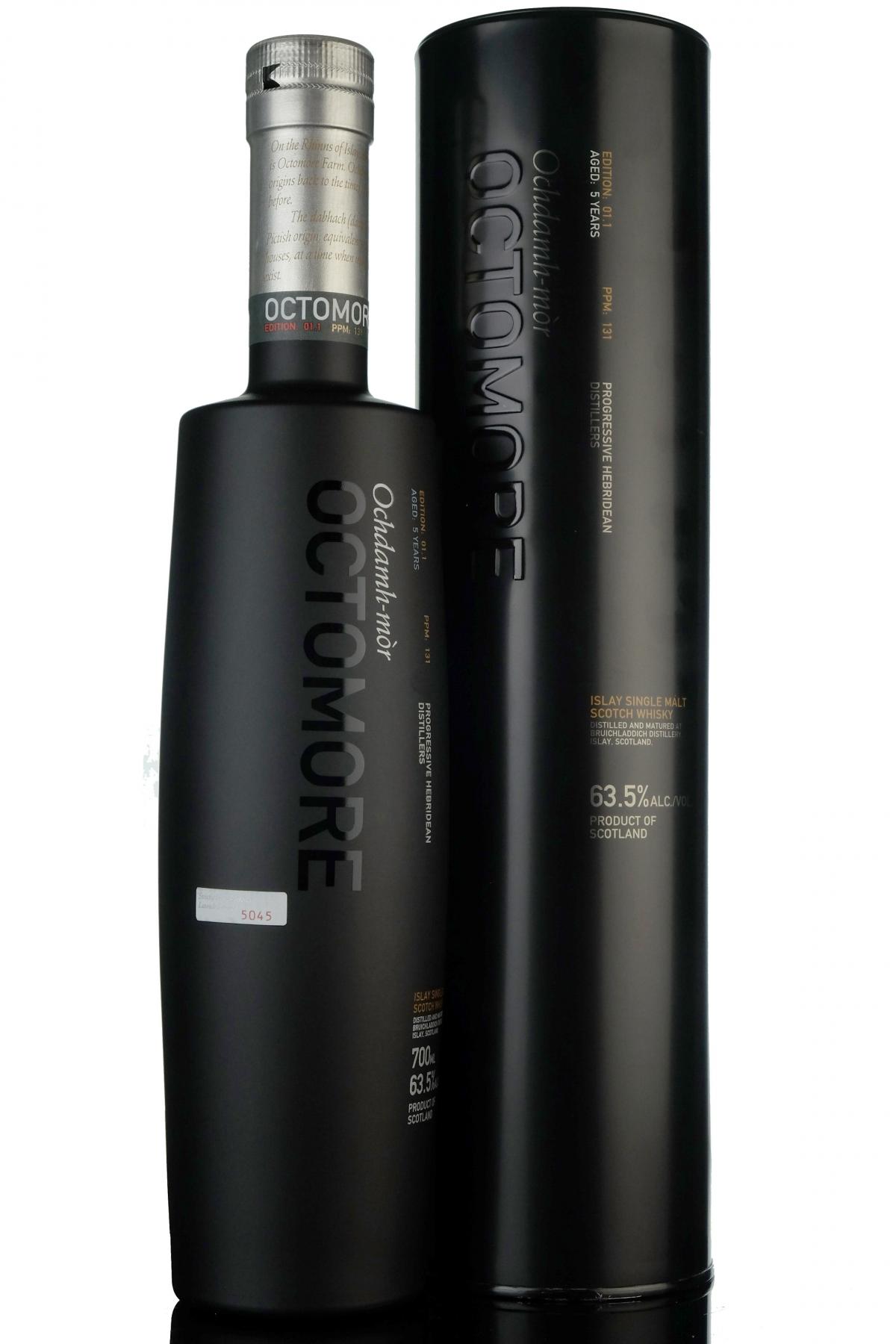 Bruichladdich Octomore 1.1 - inaugural Release