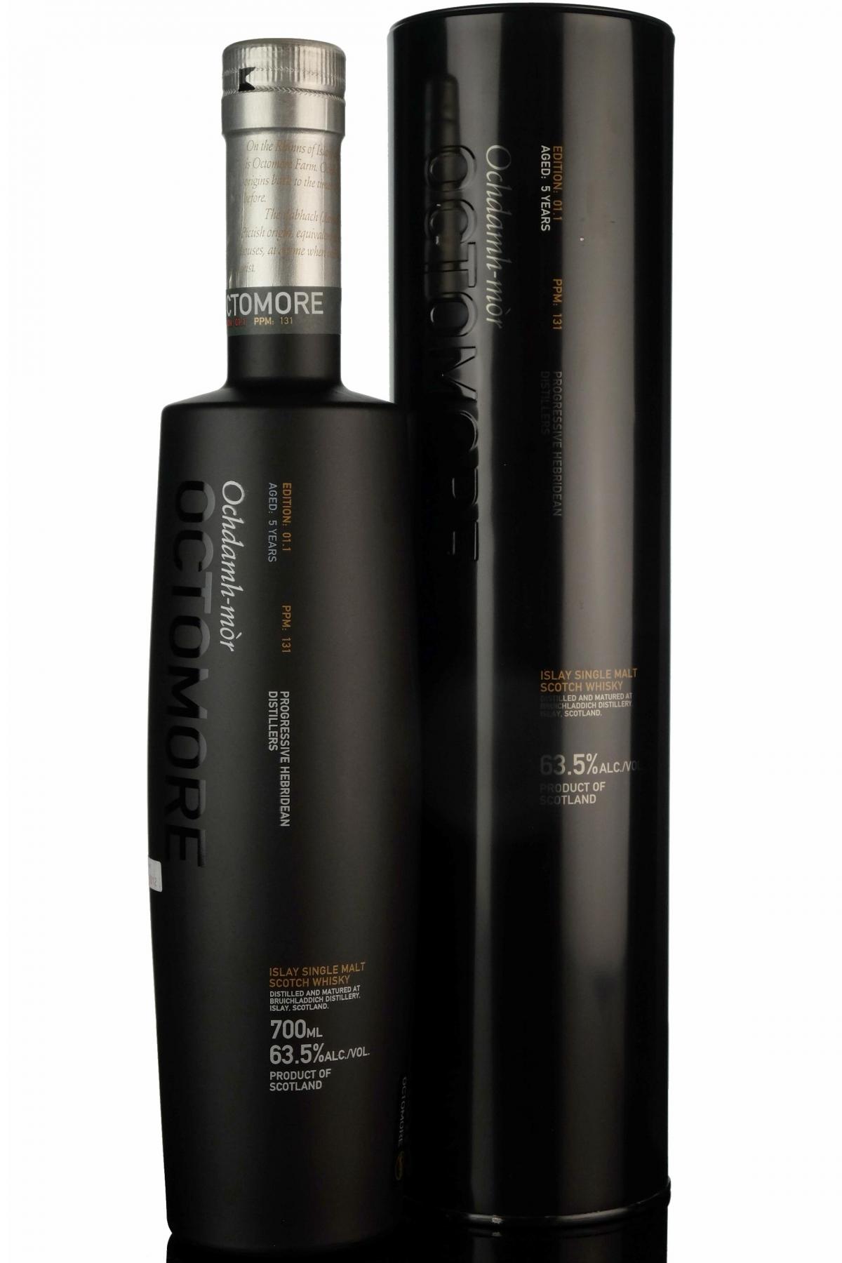 Bruichladdich Octomore 1.1 - inaugural Release