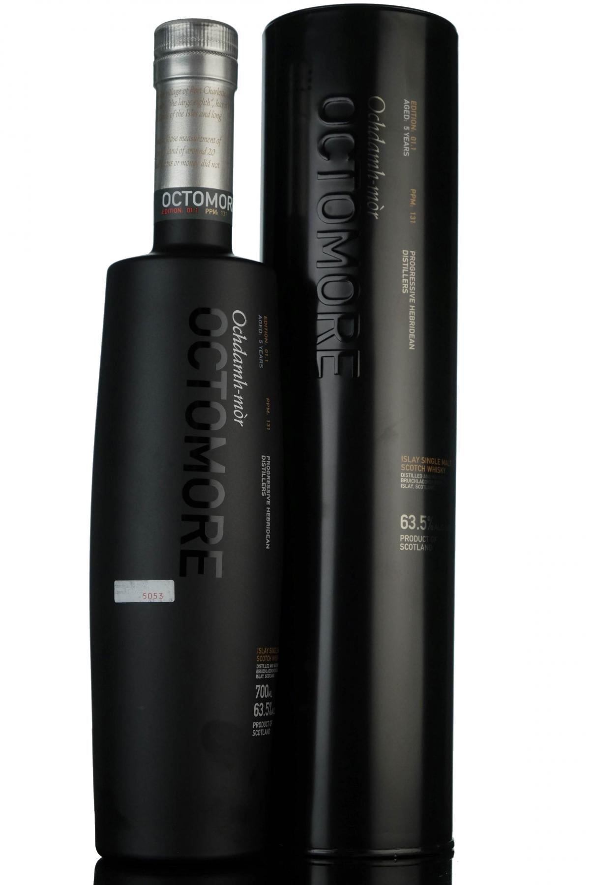 Bruichladdich Octomore 1.1 - inaugural Release