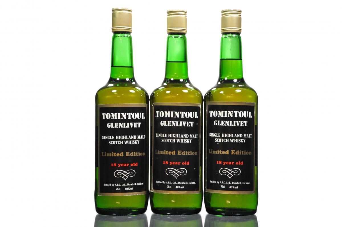 3 x Tomintoul-Glenlivet 1967-1985 - 18 Year Old