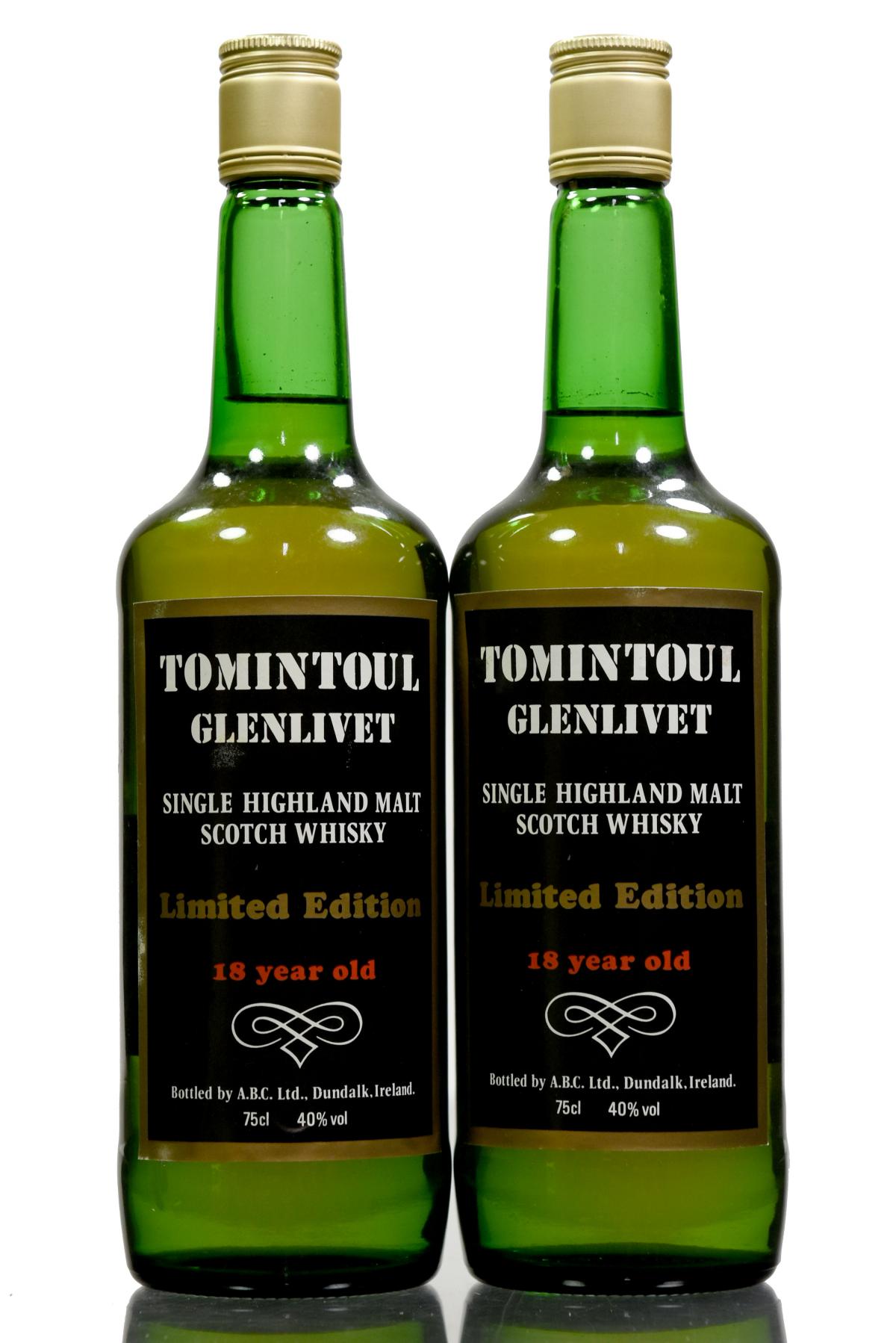 2 x Tomintoul-Glenlivet 1967-1985 - 18 Year Old