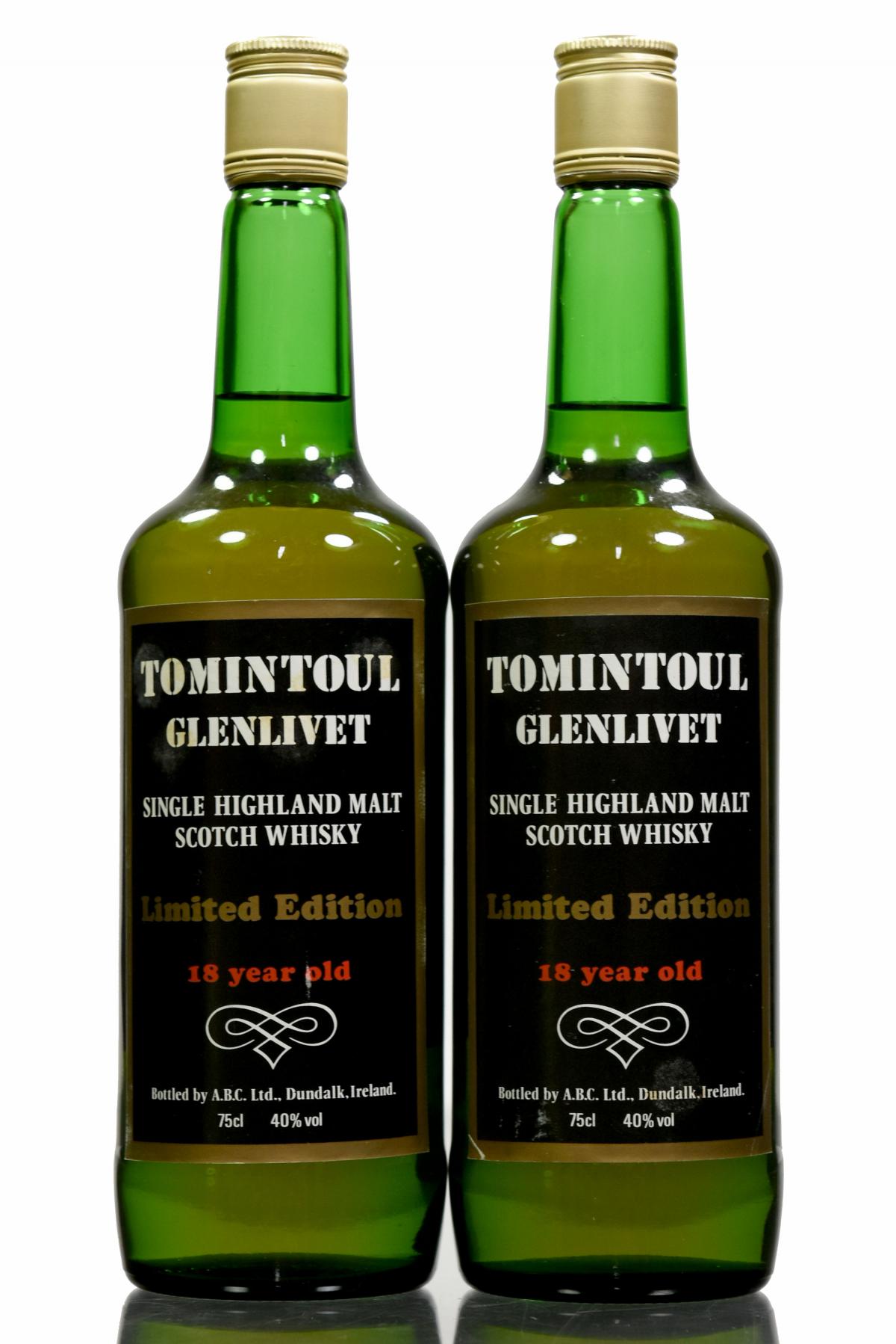 2 x Tomintoul-Glenlivet 1967-1985 - 18 Year Old