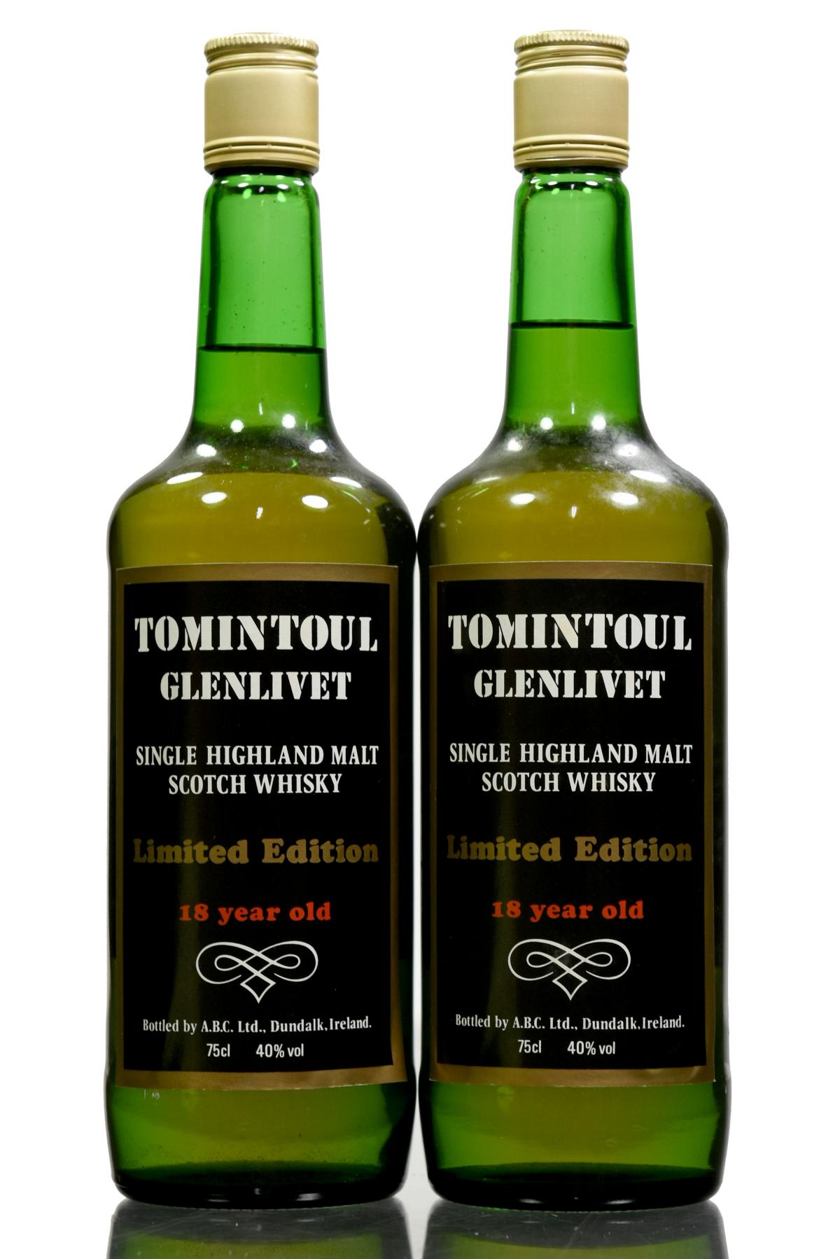 2 x Tomintoul-Glenlivet 1967-1985 - 18 Year Old