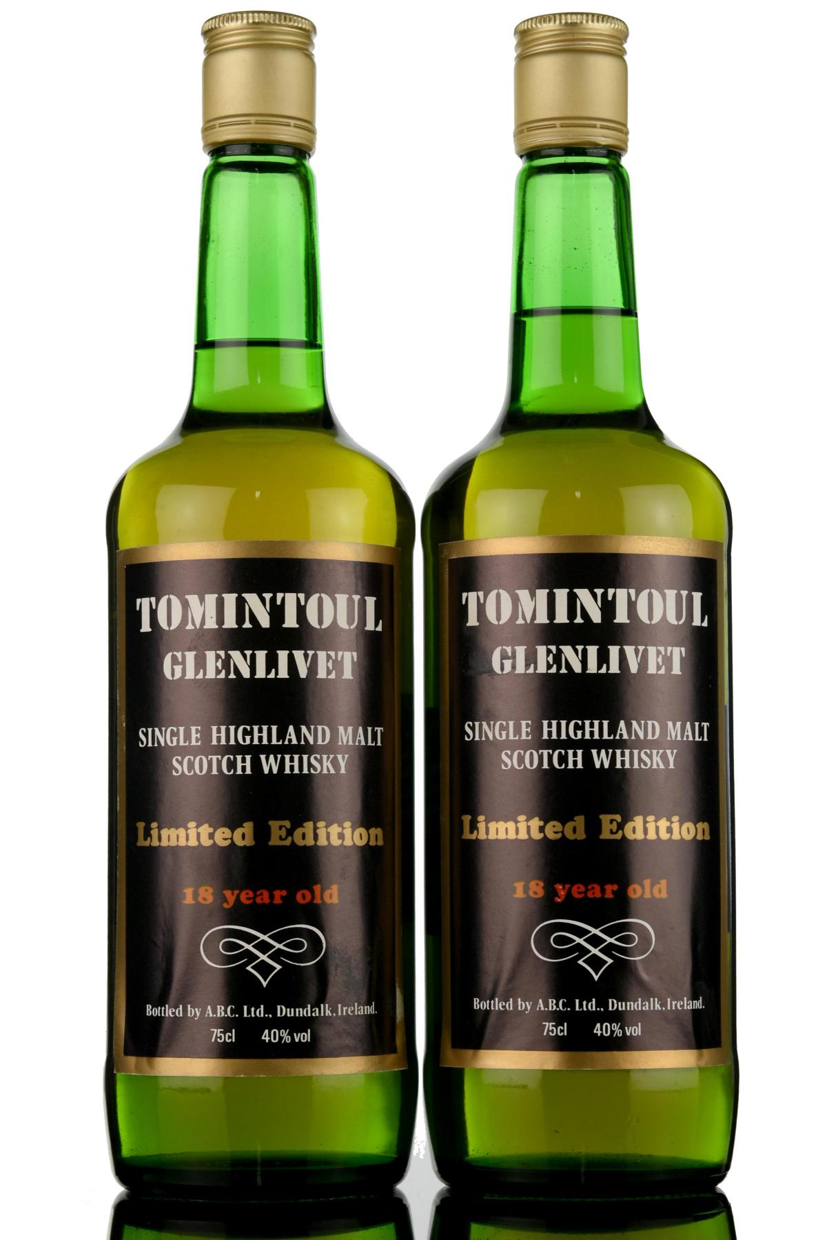 2 x Tomintoul-Glenlivet 1967-1985 - 18 Year Old