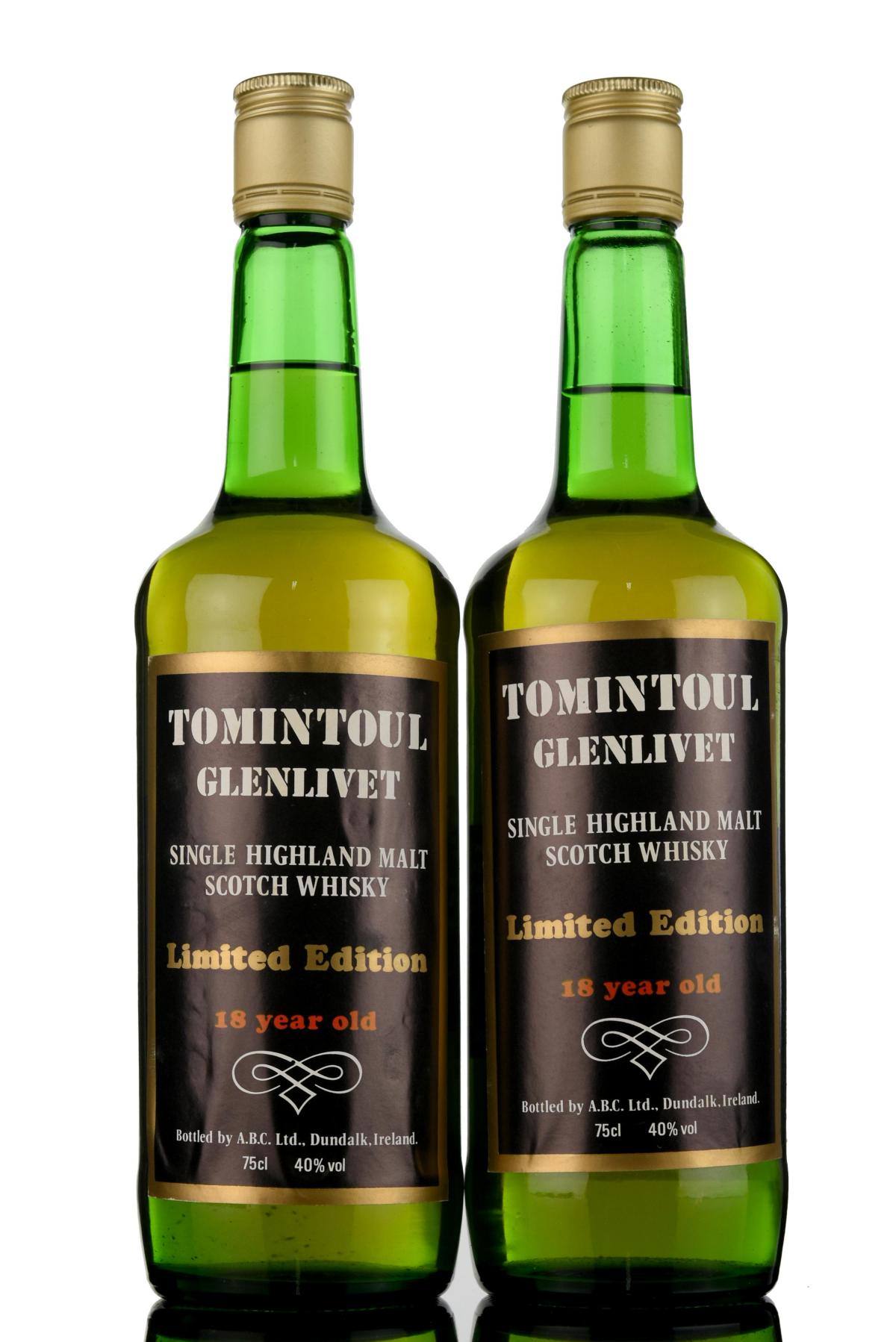 2 x Tomintoul-Glenlivet 1967-1985 - 18 Year Old