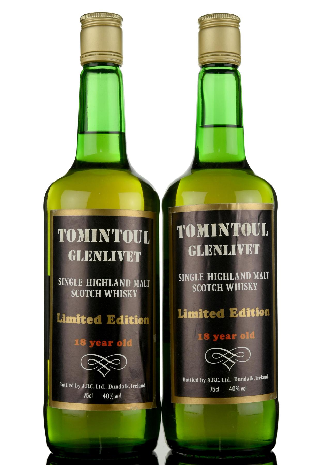 2 x Tomintoul-Glenlivet 1967-1985 - 18 Year Old