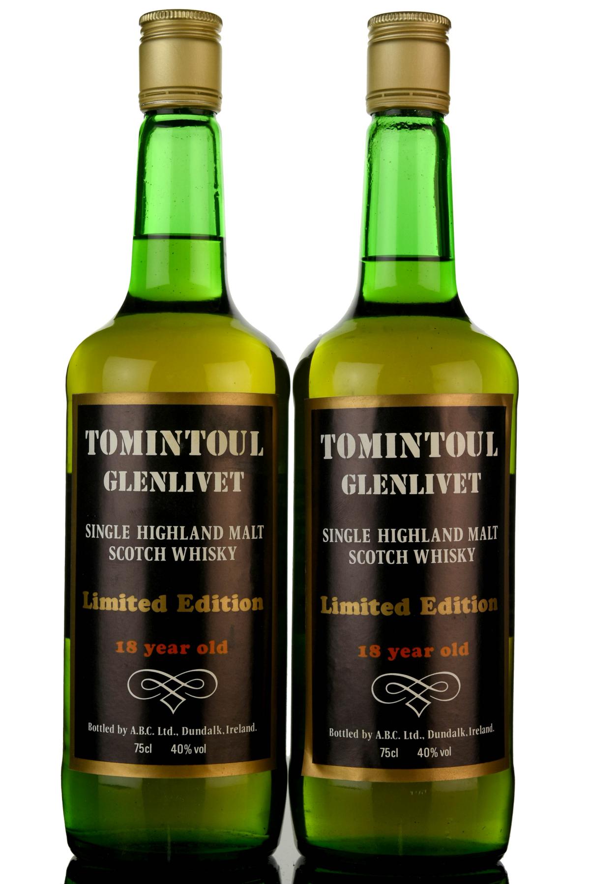 2 x Tomintoul-Glenlivet 1967-1985 - 18 Year Old