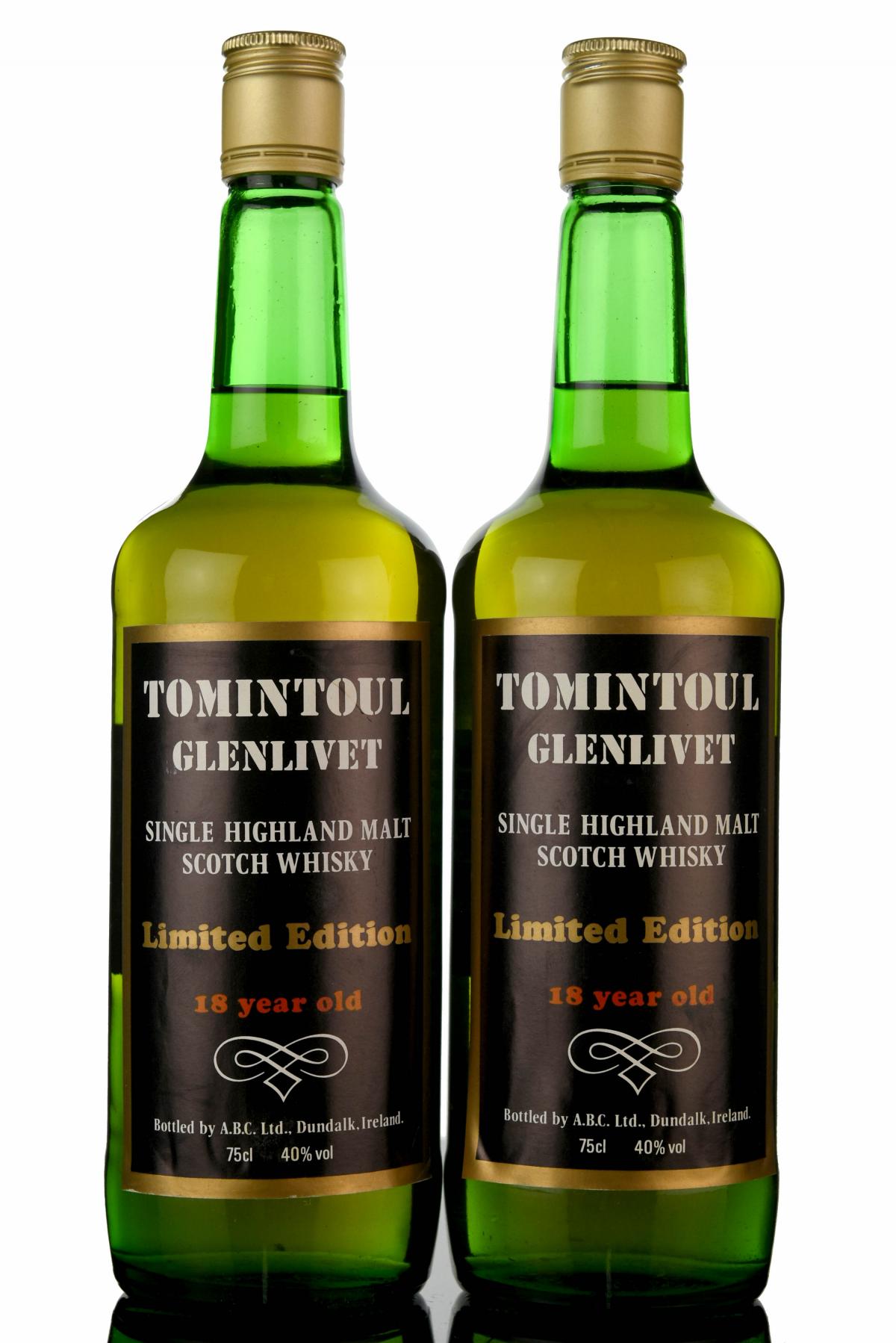 2 x Tomintoul-Glenlivet 1967-1985 - 18 Year Old