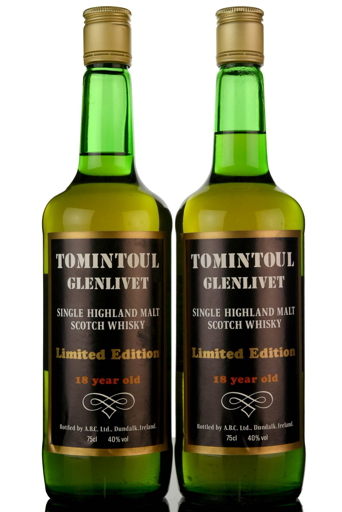 2 x Tomintoul-Glenlivet 1967-1985 - 18 Year Old