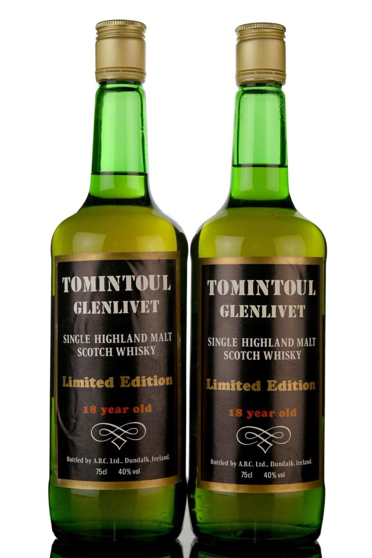2 x Tomintoul-Glenlivet 1967-1985 - 18 Year Old