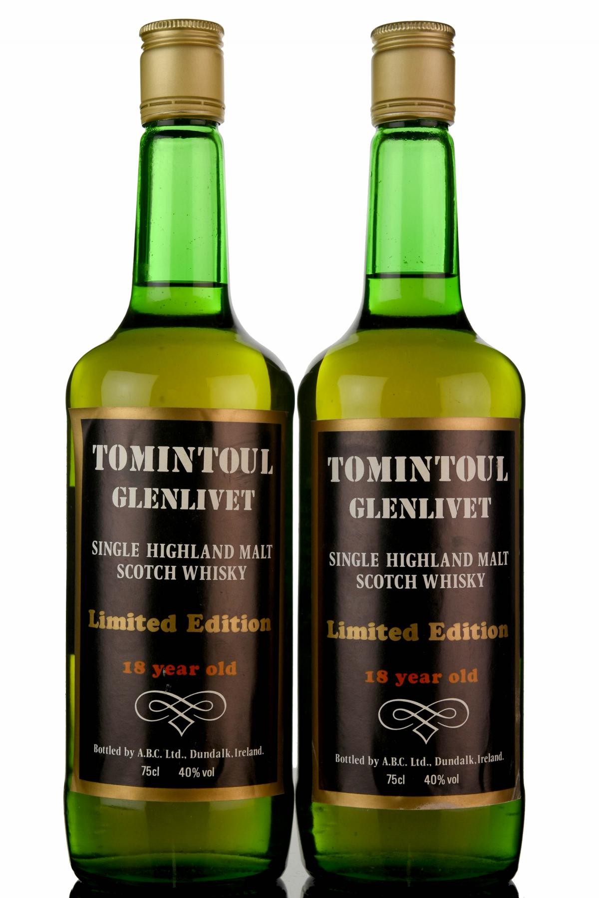 2 x Tomintoul-Glenlivet 1967-1985 - 18 Year Old