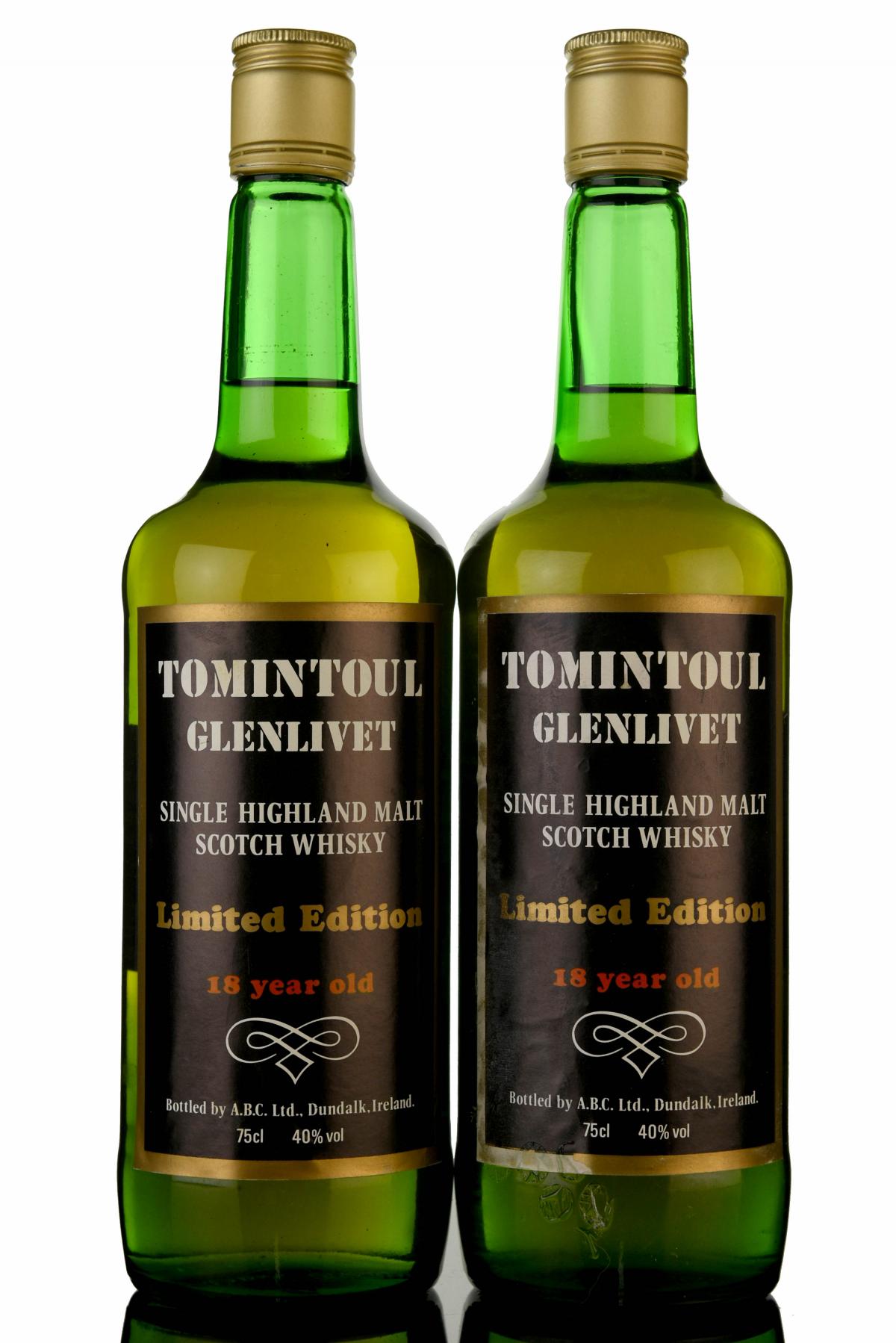 2 x Tomintoul-Glenlivet 1967-1985 - 18 Year Old