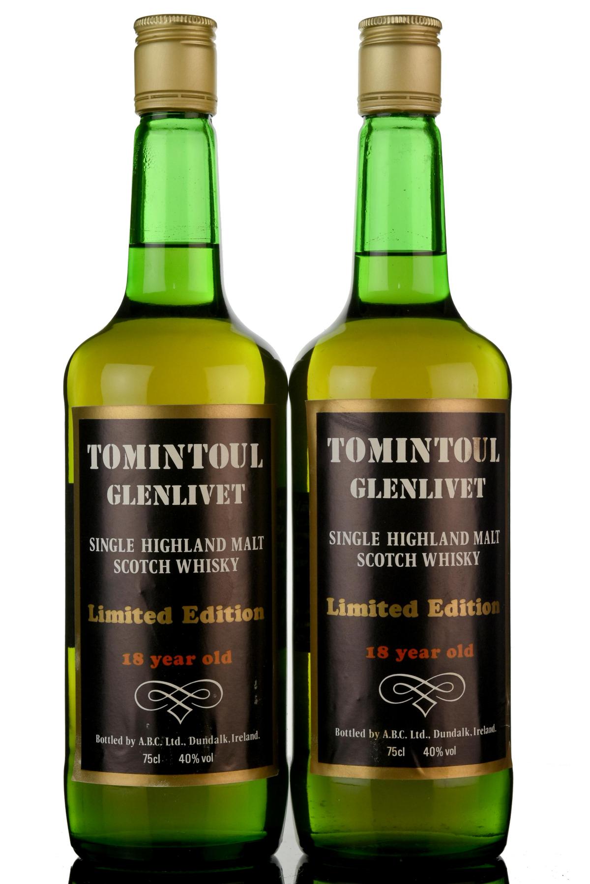 2 x Tomintoul-Glenlivet 1967-1985 - 18 Year Old