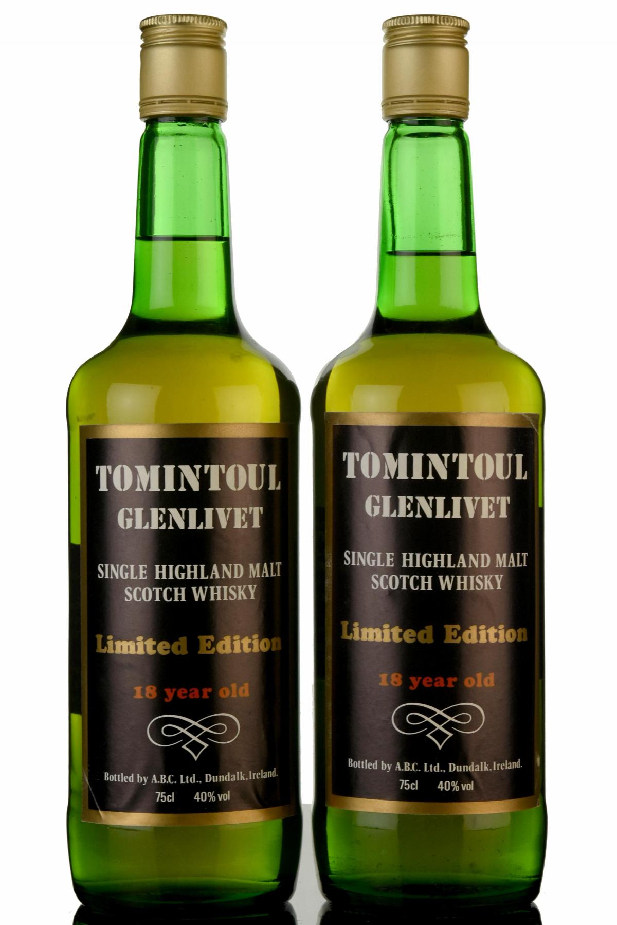 2 x Tomintoul-Glenlivet 1967-1985 - 18 Year Old