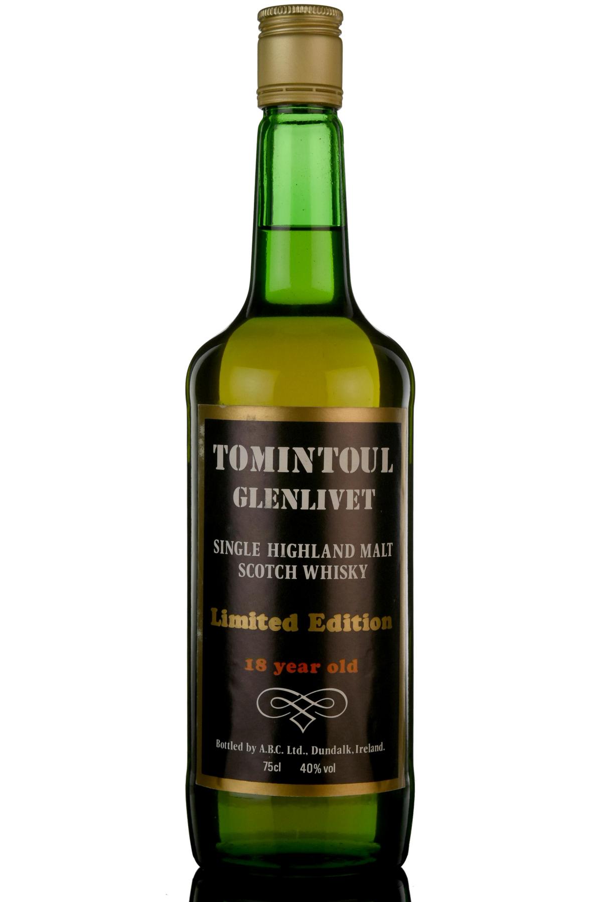 Tomintoul-Glenlivet 1967-1985 - 18 Year Old
