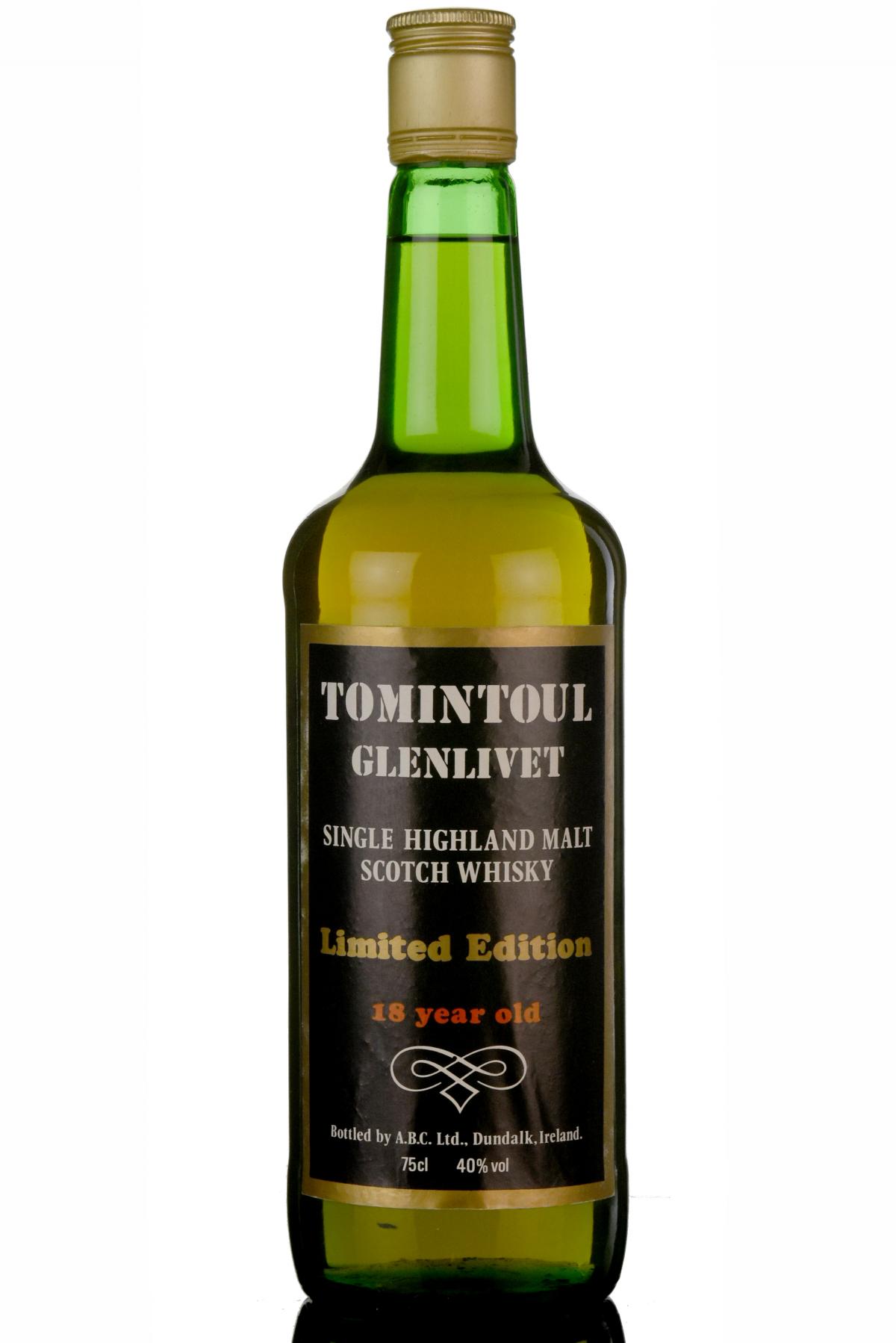 Tomintoul-Glenlivet 1967-1985 - 18 Year Old