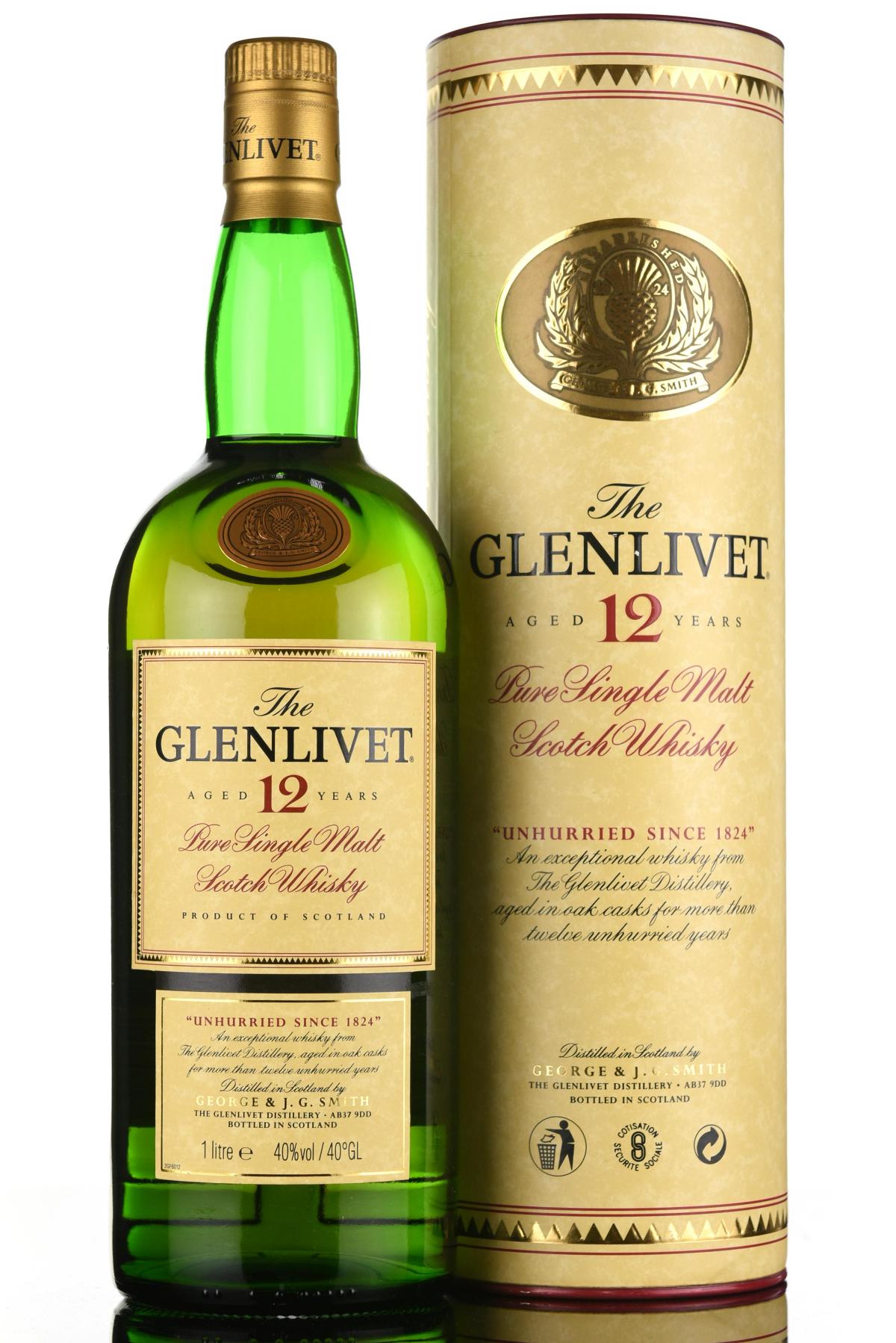 Glenlivet 12 Year Old - 1 Litre