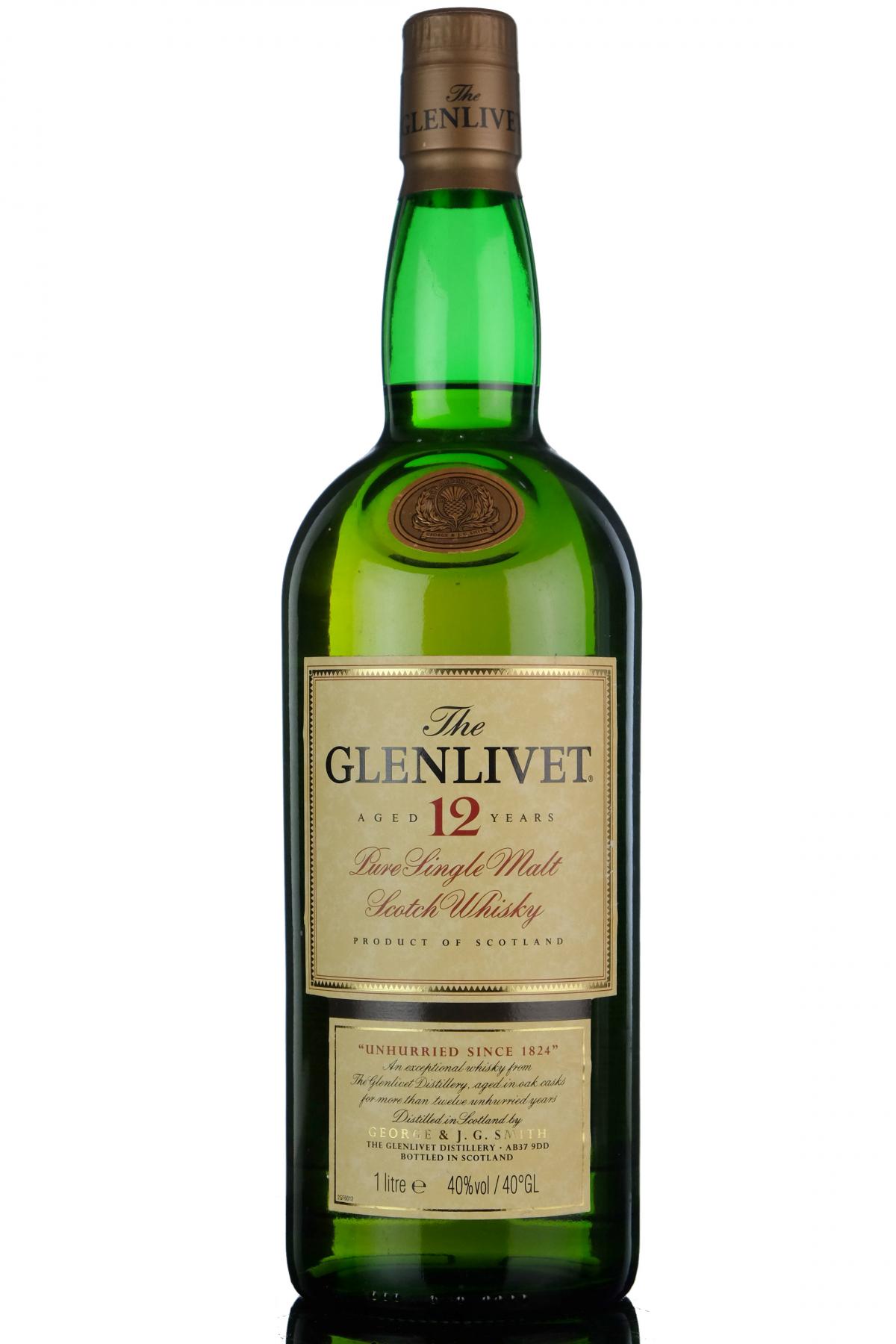 Glenlivet 12 Year Old - 1 Litre