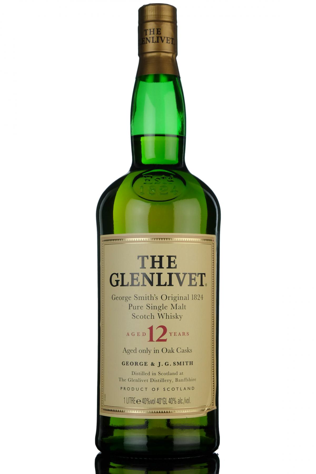 Glenlivet 12 Year Old - 1 Litre